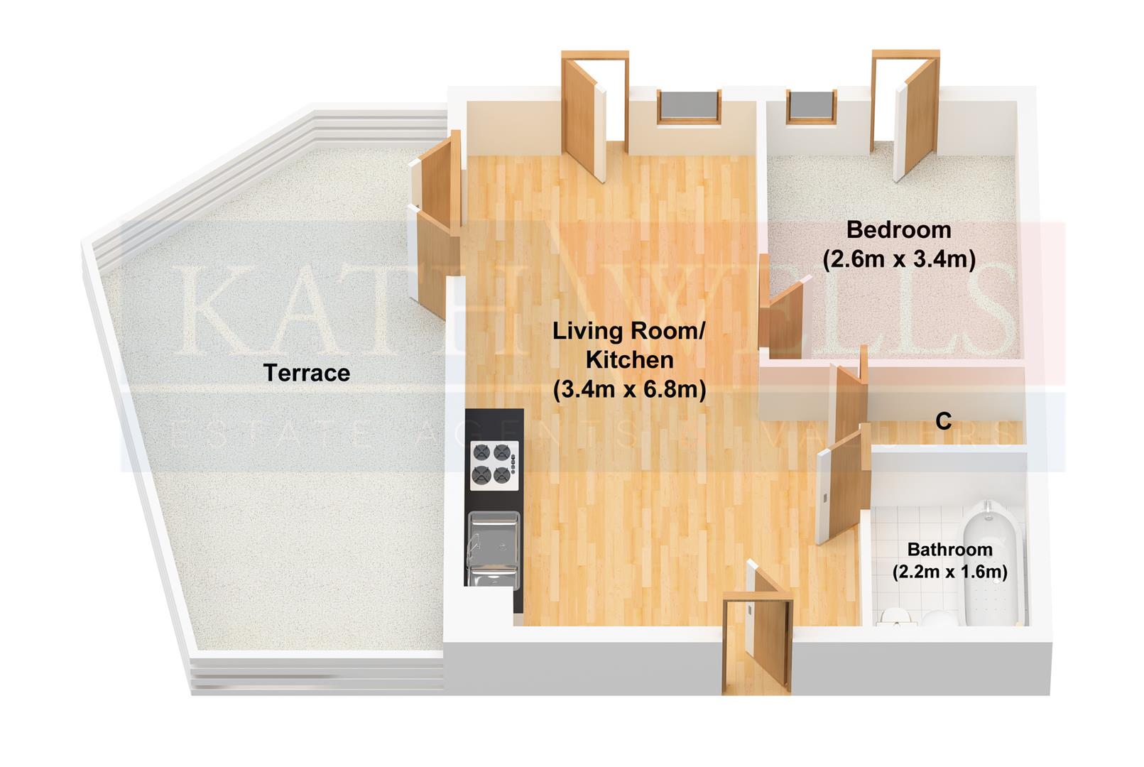 170, Springwell Gardens, Leeds floorplan