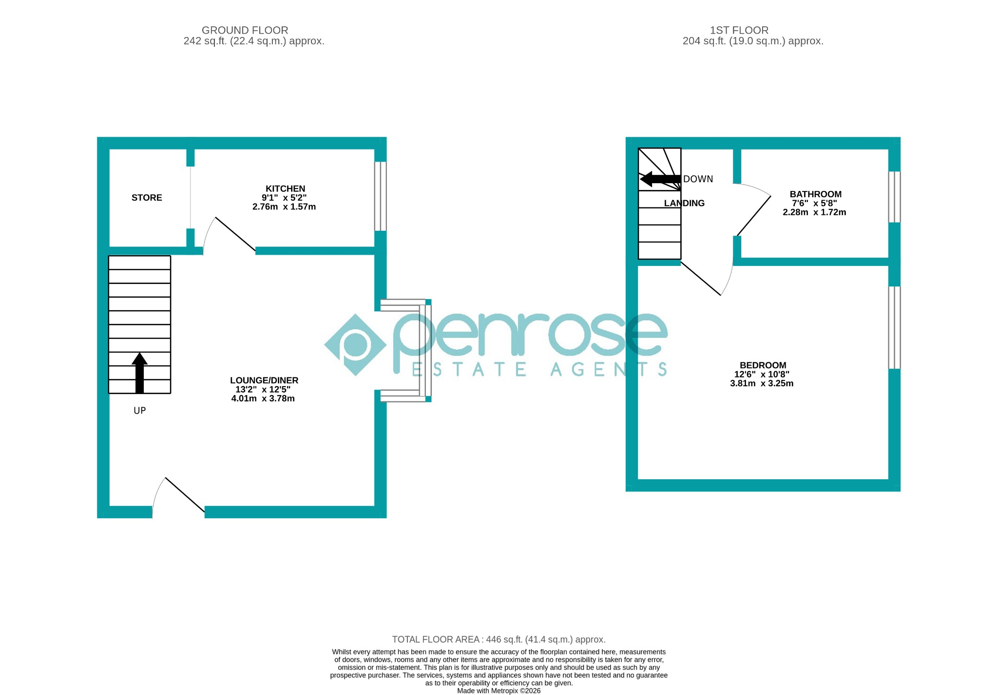 51, Catesby Green, Luton floorplan