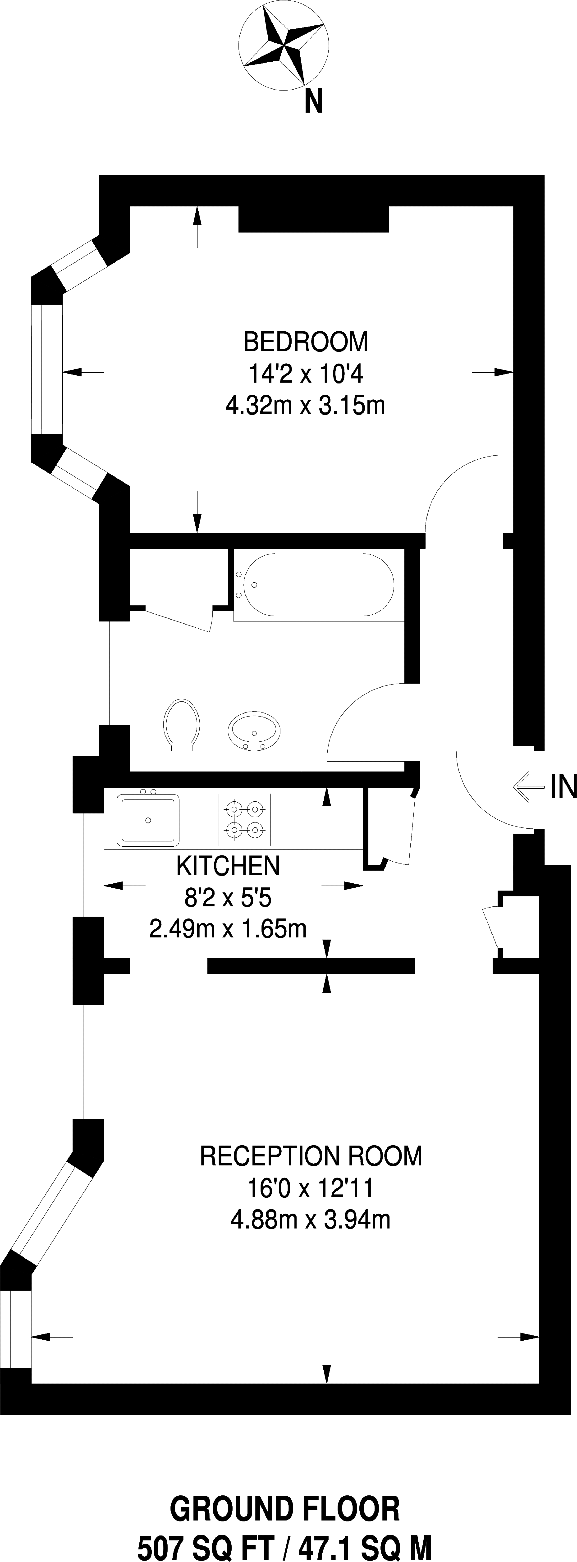 Denmark Hill, London SE5, 1 bedroom flat for sale 58562916