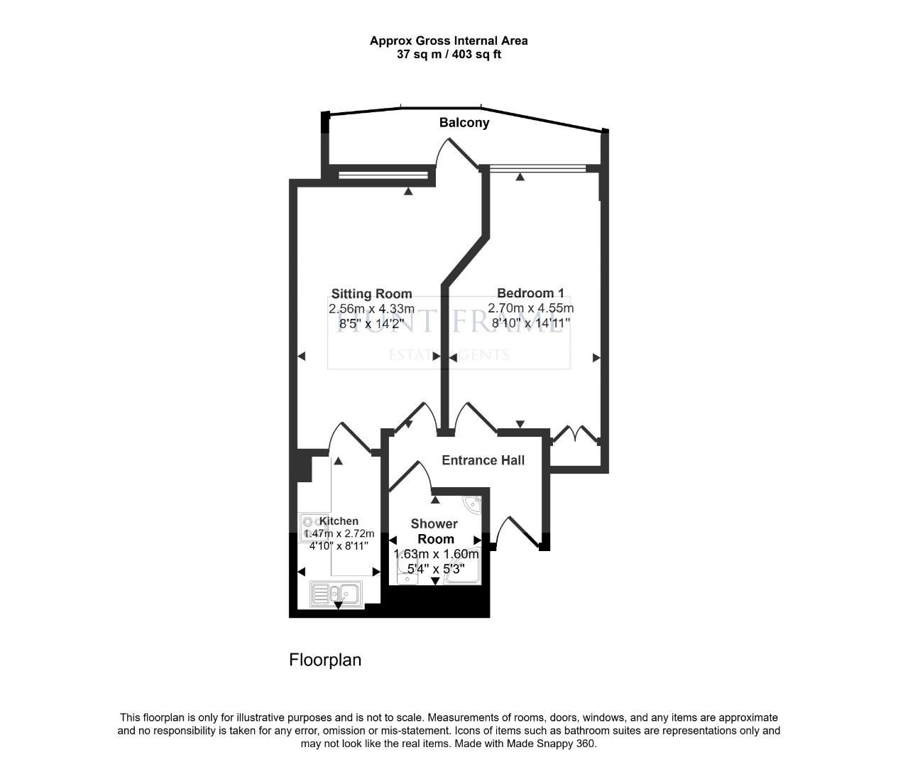 8 Kenton Court, Jevington Gardens, Eastbourne floorplan