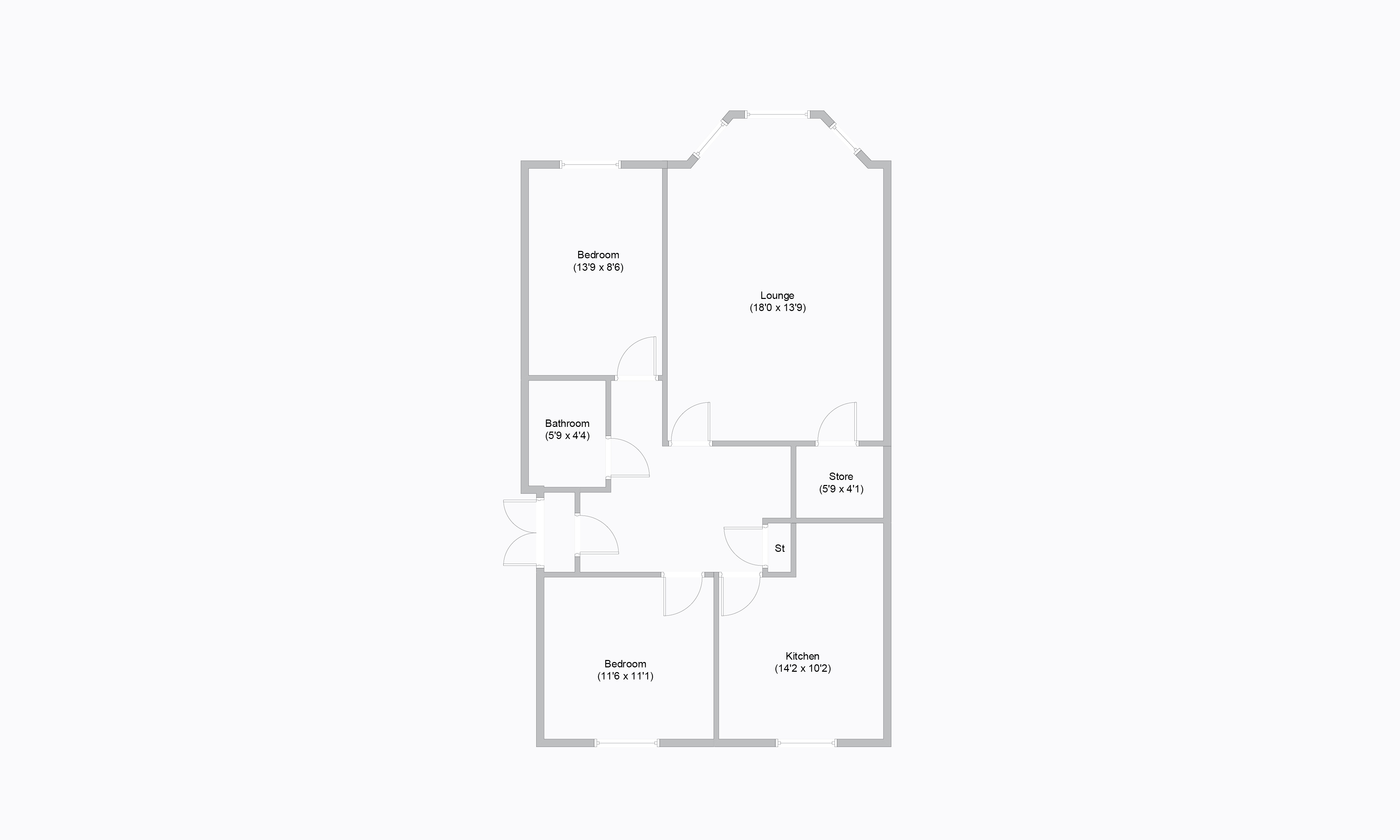 Darnley Street, Flat 0/1, Pollokshields, Glasgow G41, 2 bedroom flat