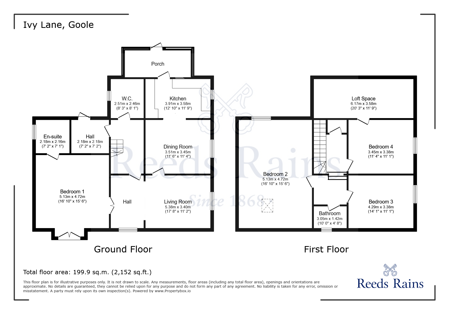 Ivy Cottage, 1, Ivy Lane, Goole floorplan