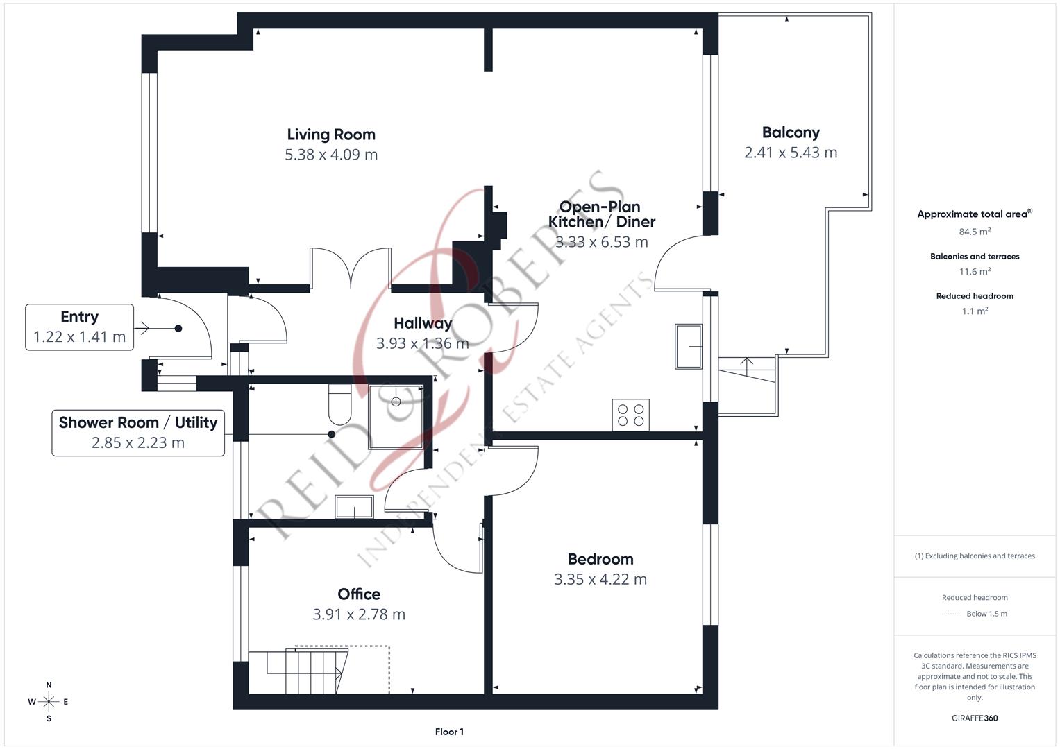 9, The Beeches, Holywell floorplan