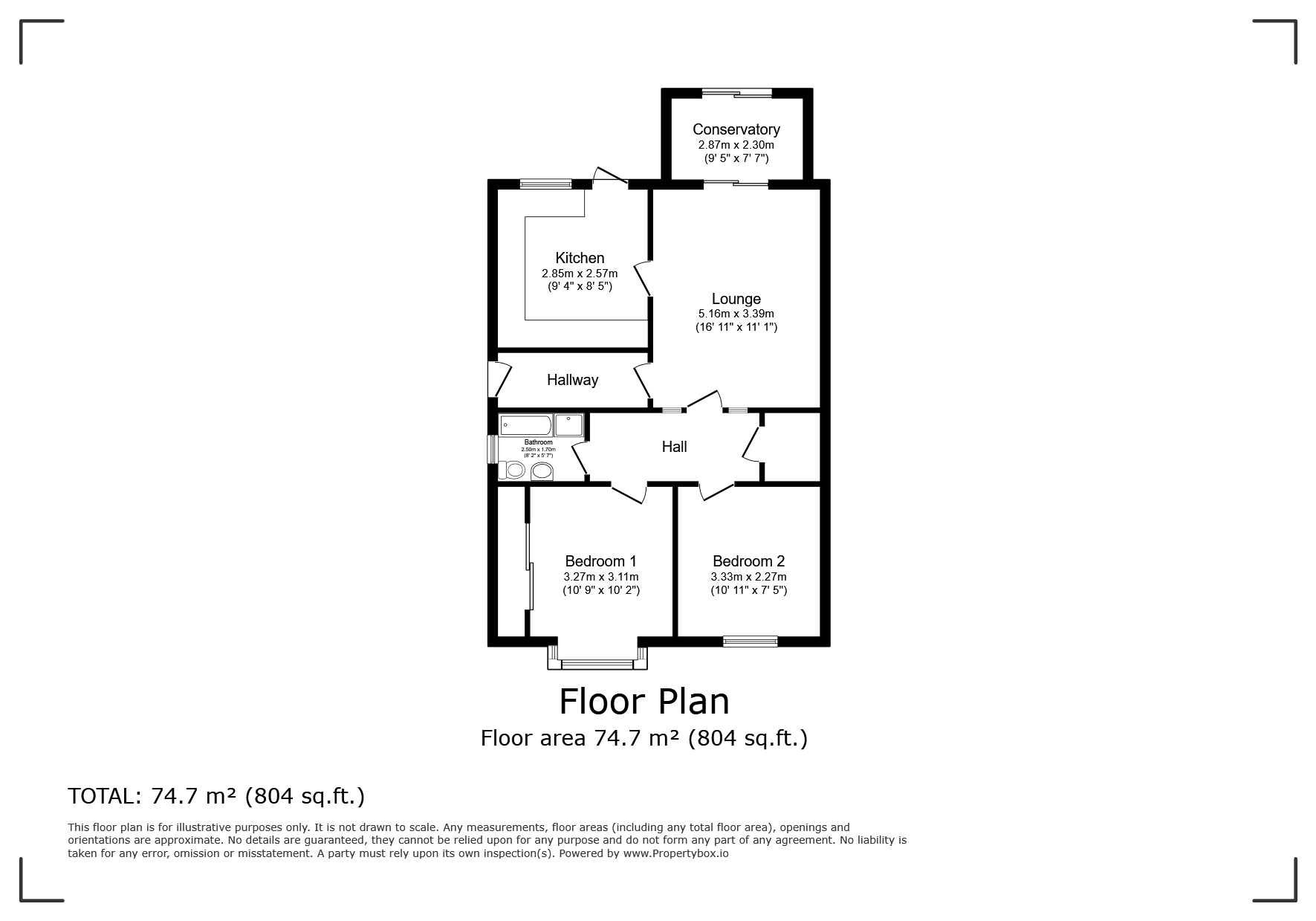 34a, Wheatlands Avenue, Hayling Island floorplan