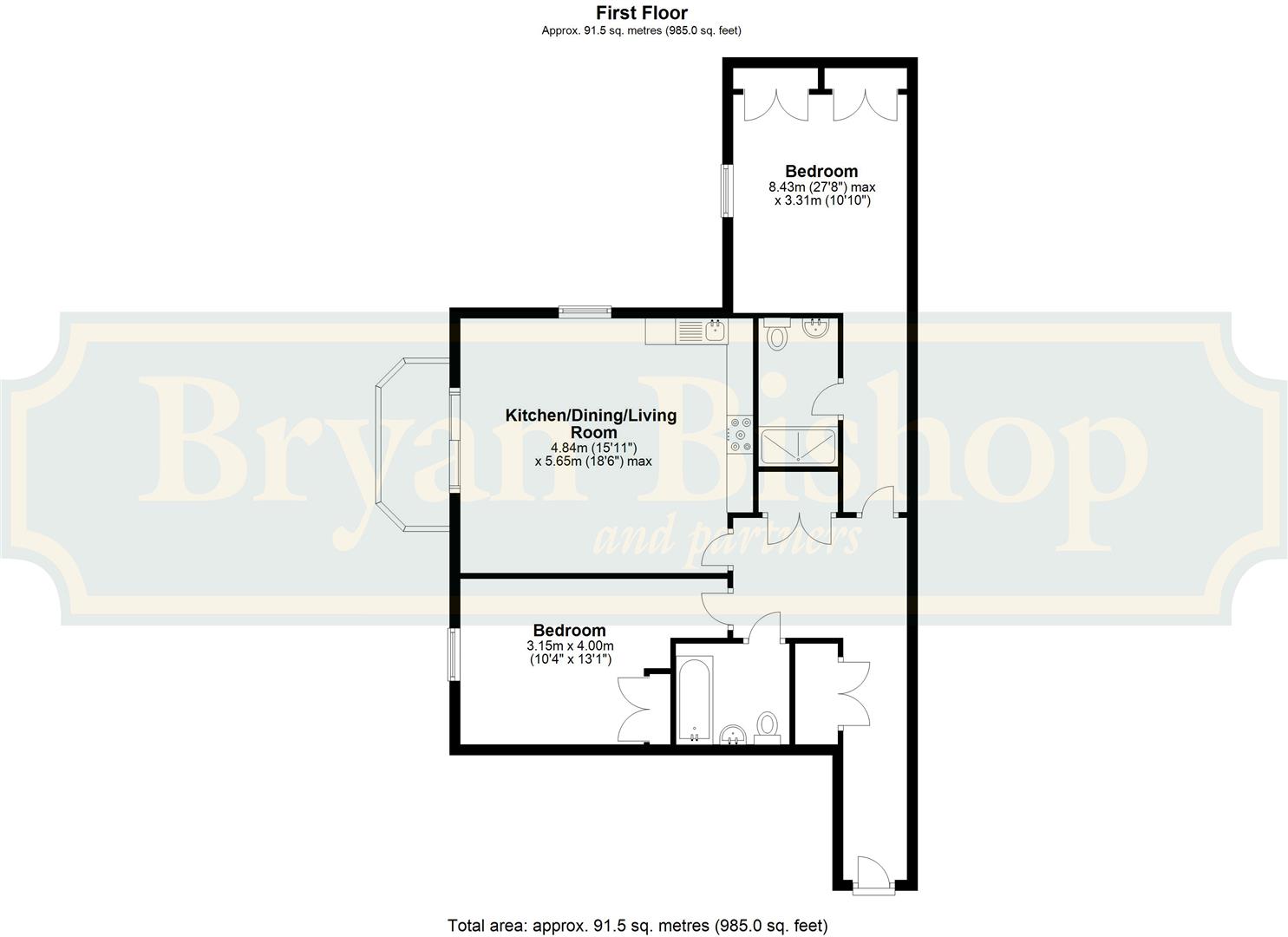 10 Lynde Lodge, Butterwick Way, Welwyn floorplan