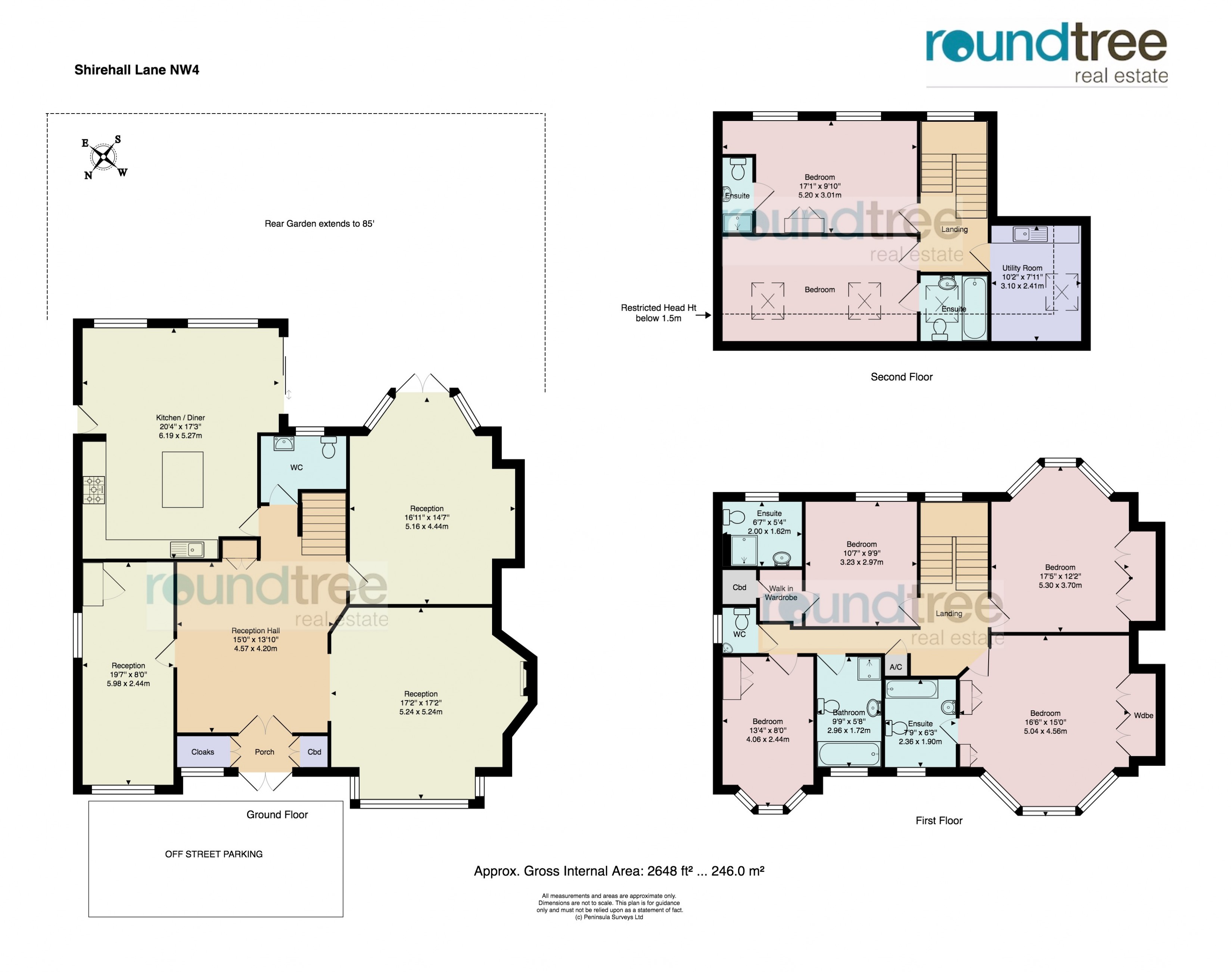 13, Shirehall Lane, Hendon floorplan