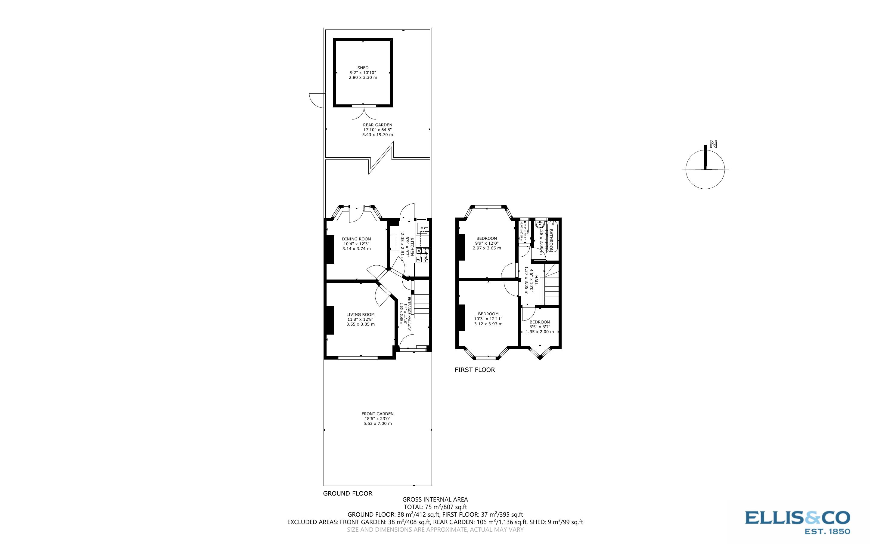 154, Wadham Gardens, Greenford floorplan