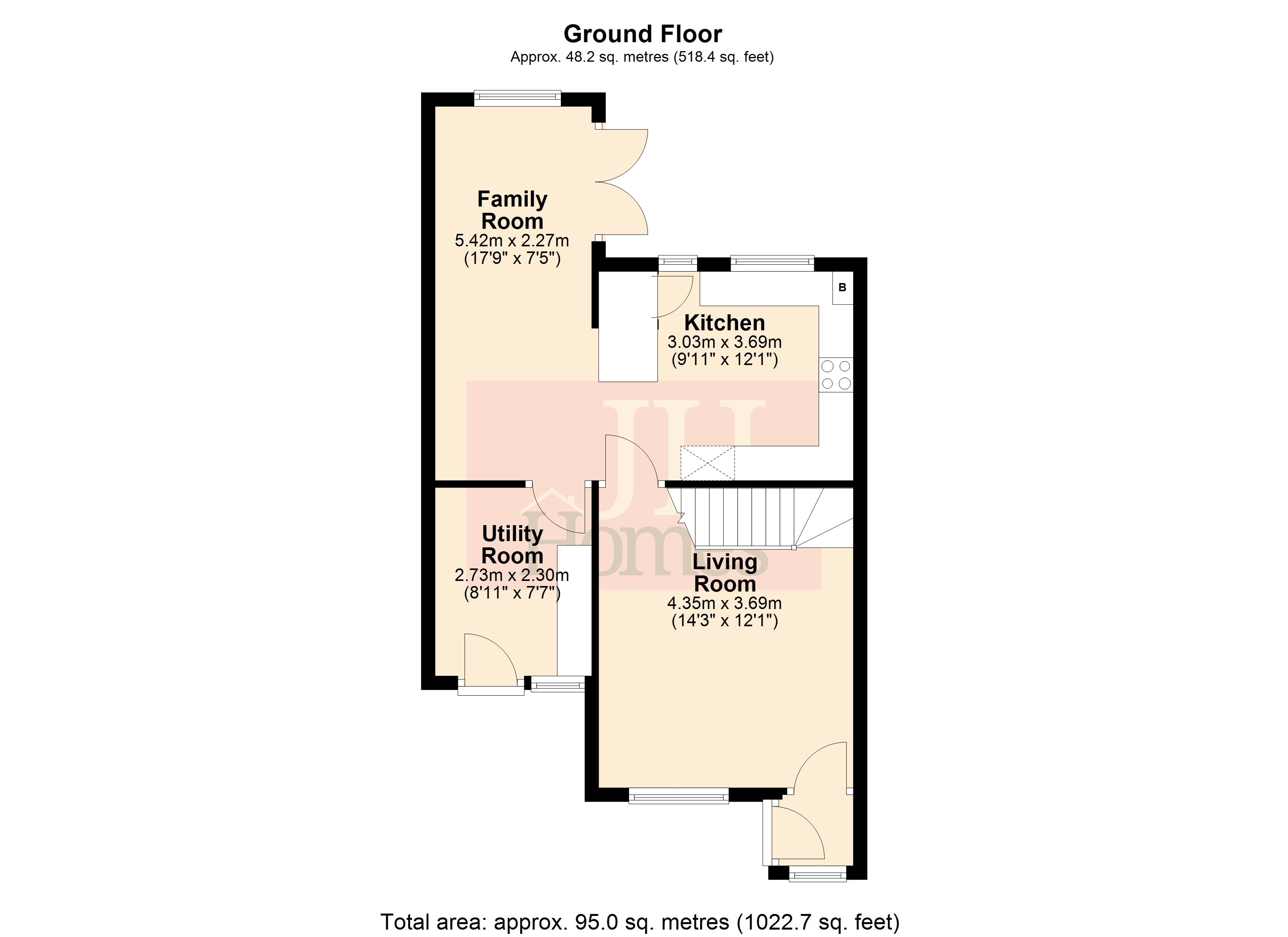 2A, Shearwater Crescent, Barrow-in-Furness floorplan