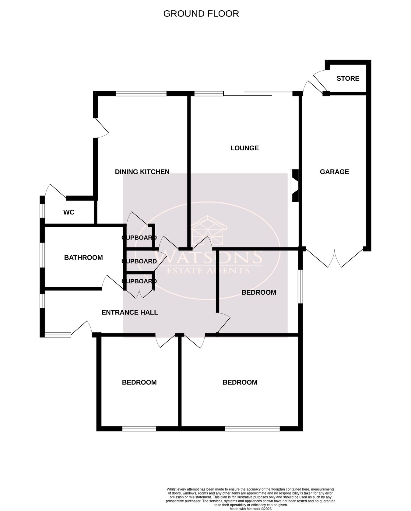 93, Highfield Road, Nottingham floorplan