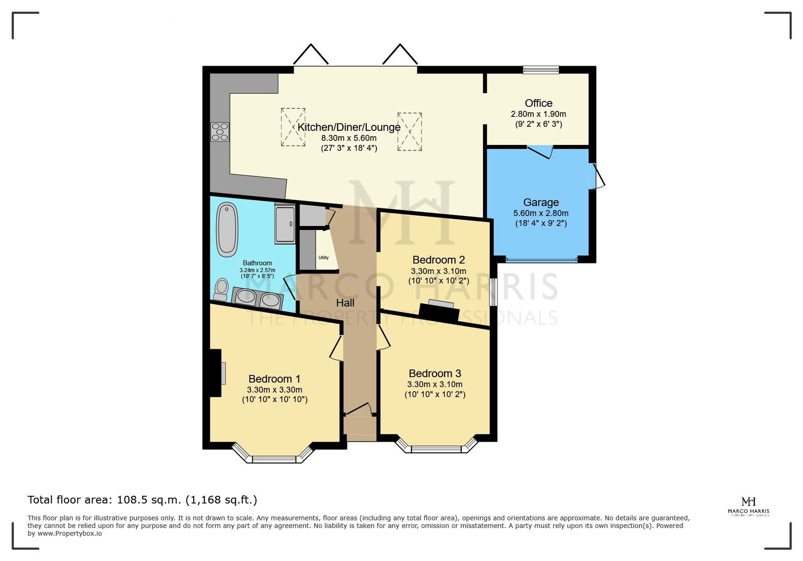 141, Highlands Road, Fareham floorplan