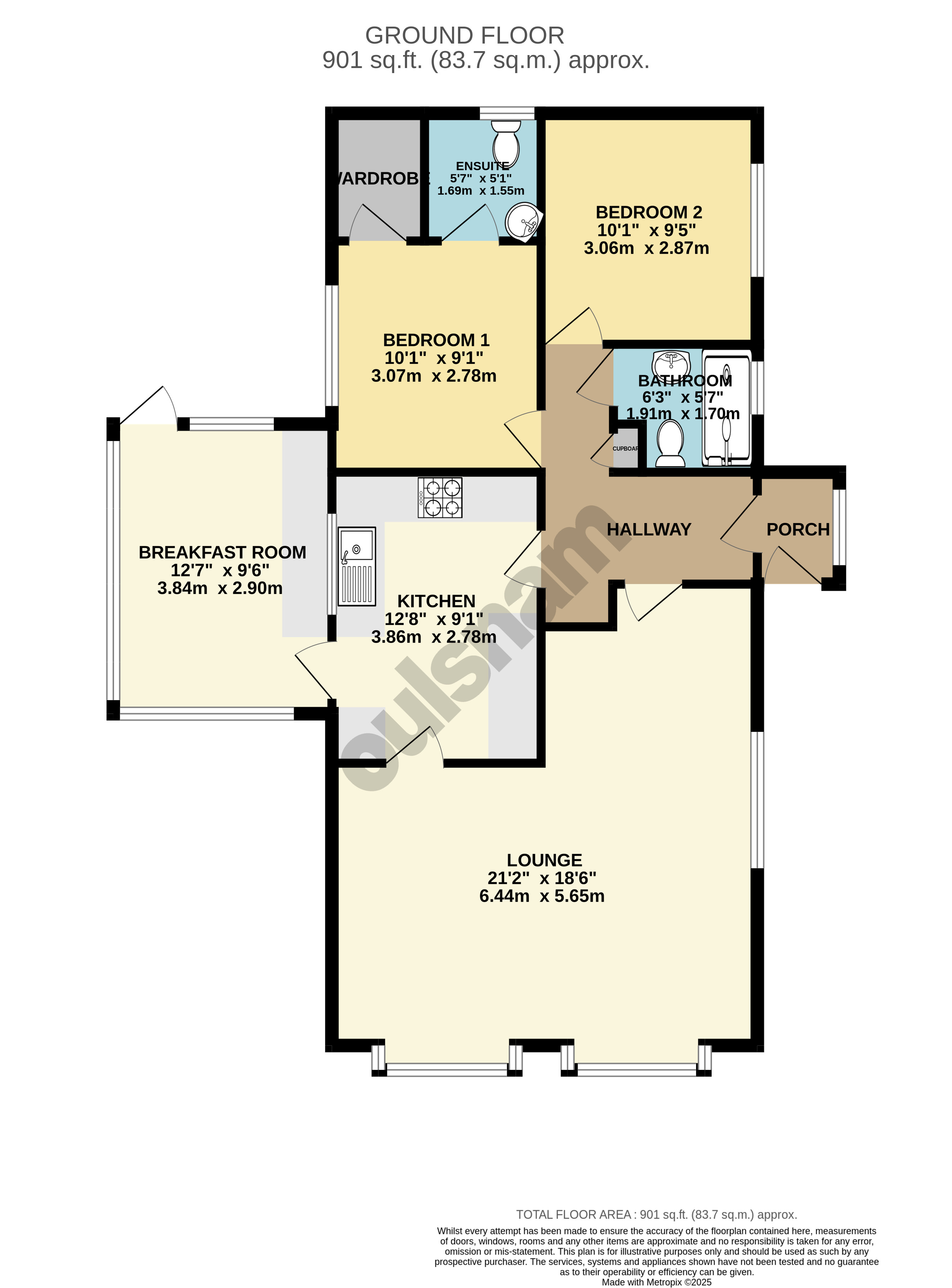 27, Waterside Orchard, Hopwood floorplan
