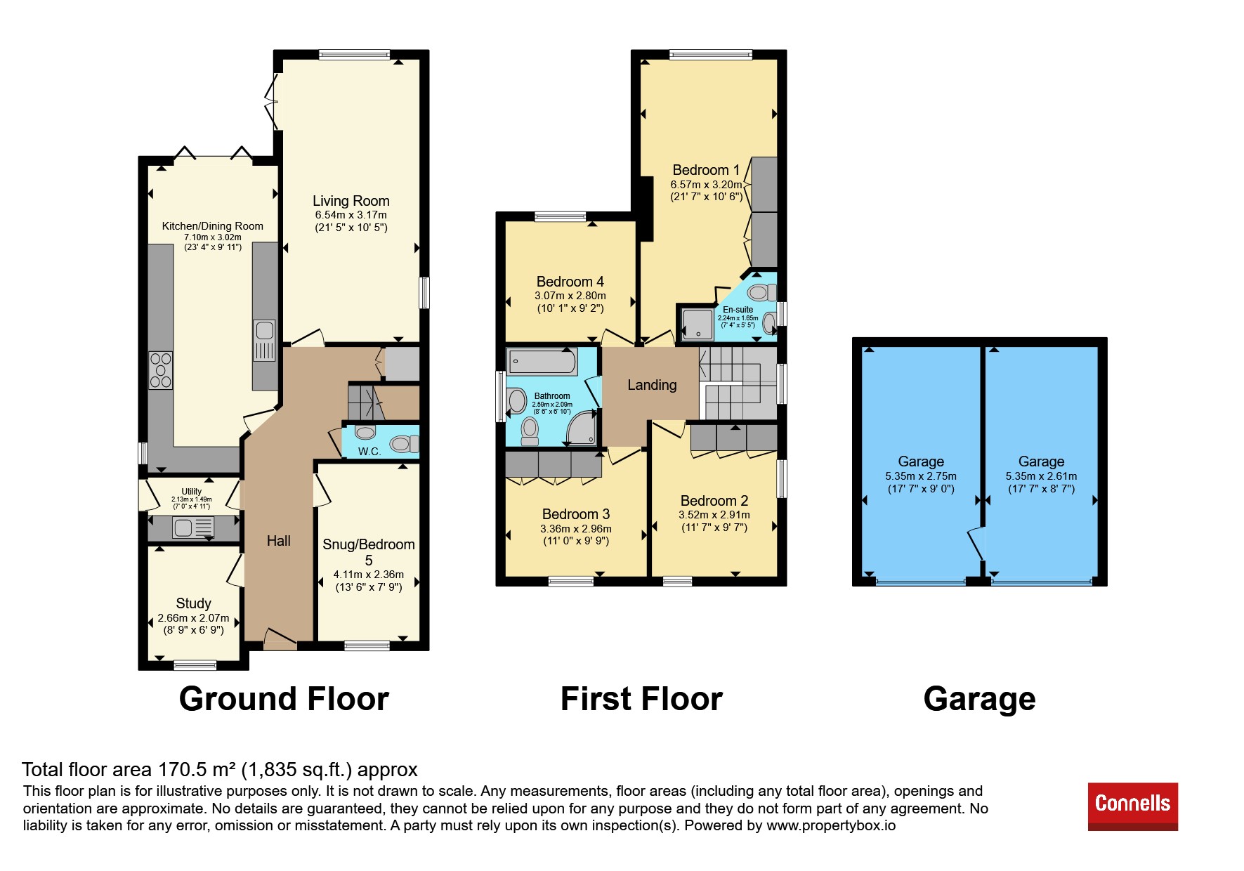 5, Cherry Tree Close, Lutterworth floorplan