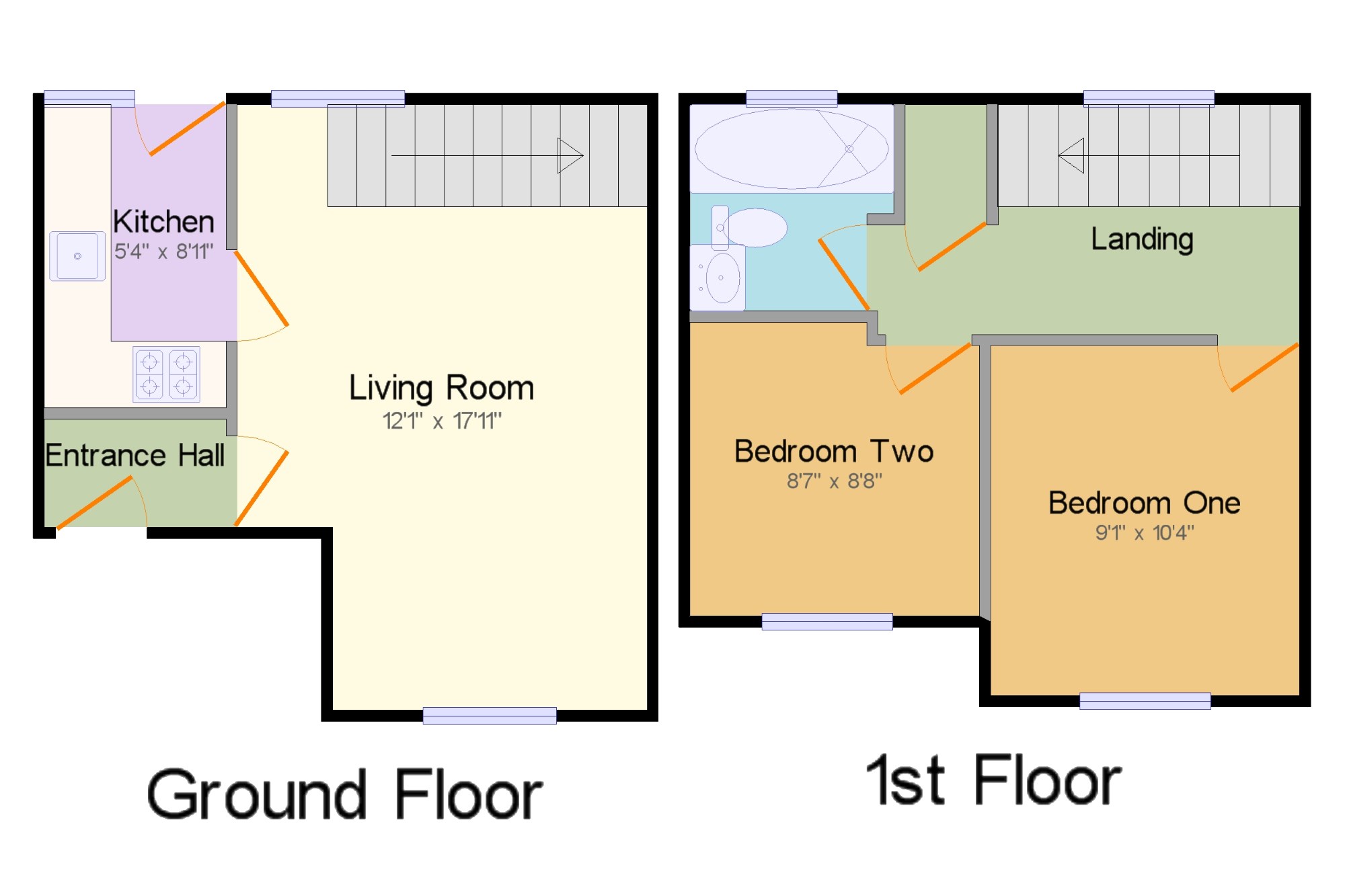 2 Bedrooms Terraced house for sale in Sandpiper Court, High Street, Sandy, Bedfordshire SG19