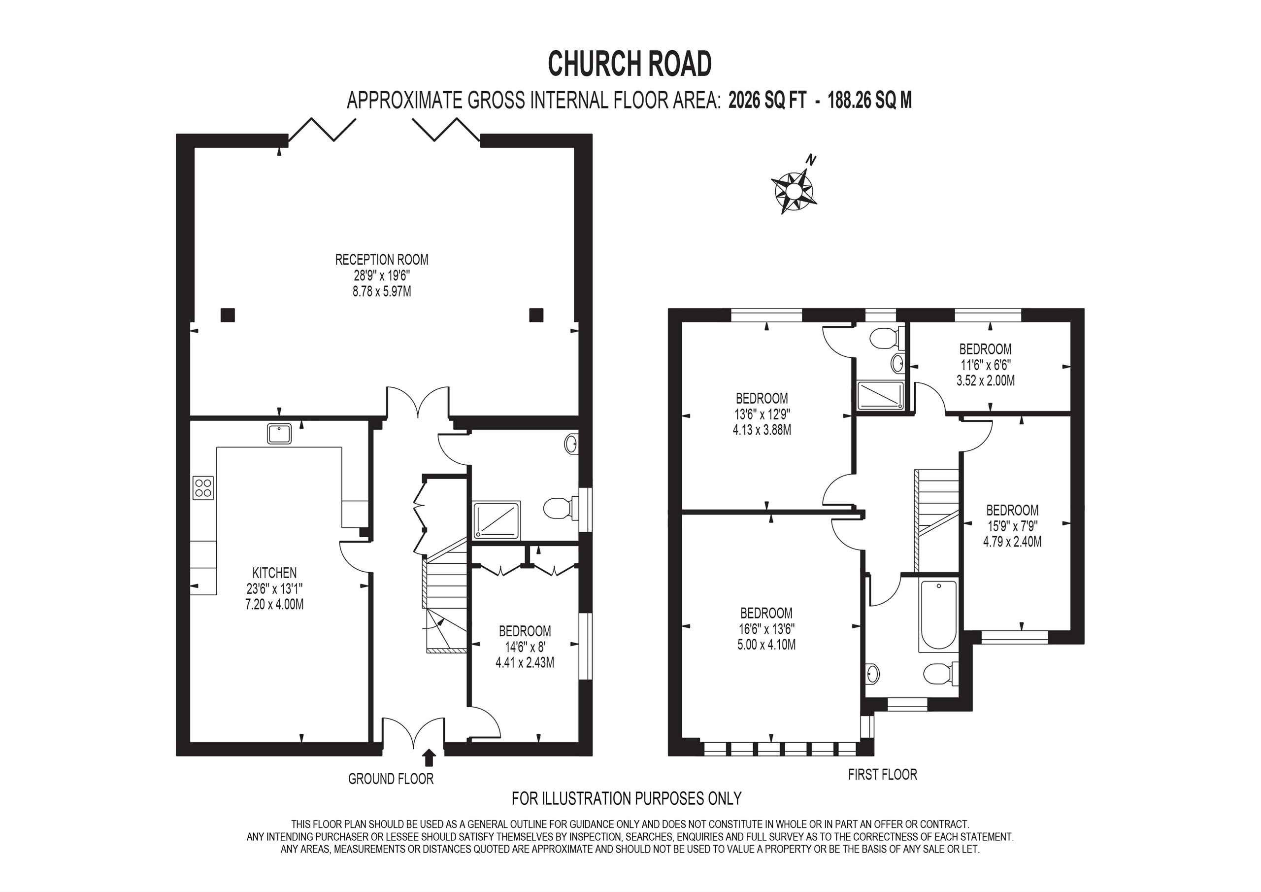 5 Bedrooms Semi-detached house for sale in Church Road, Worcester Park KT4