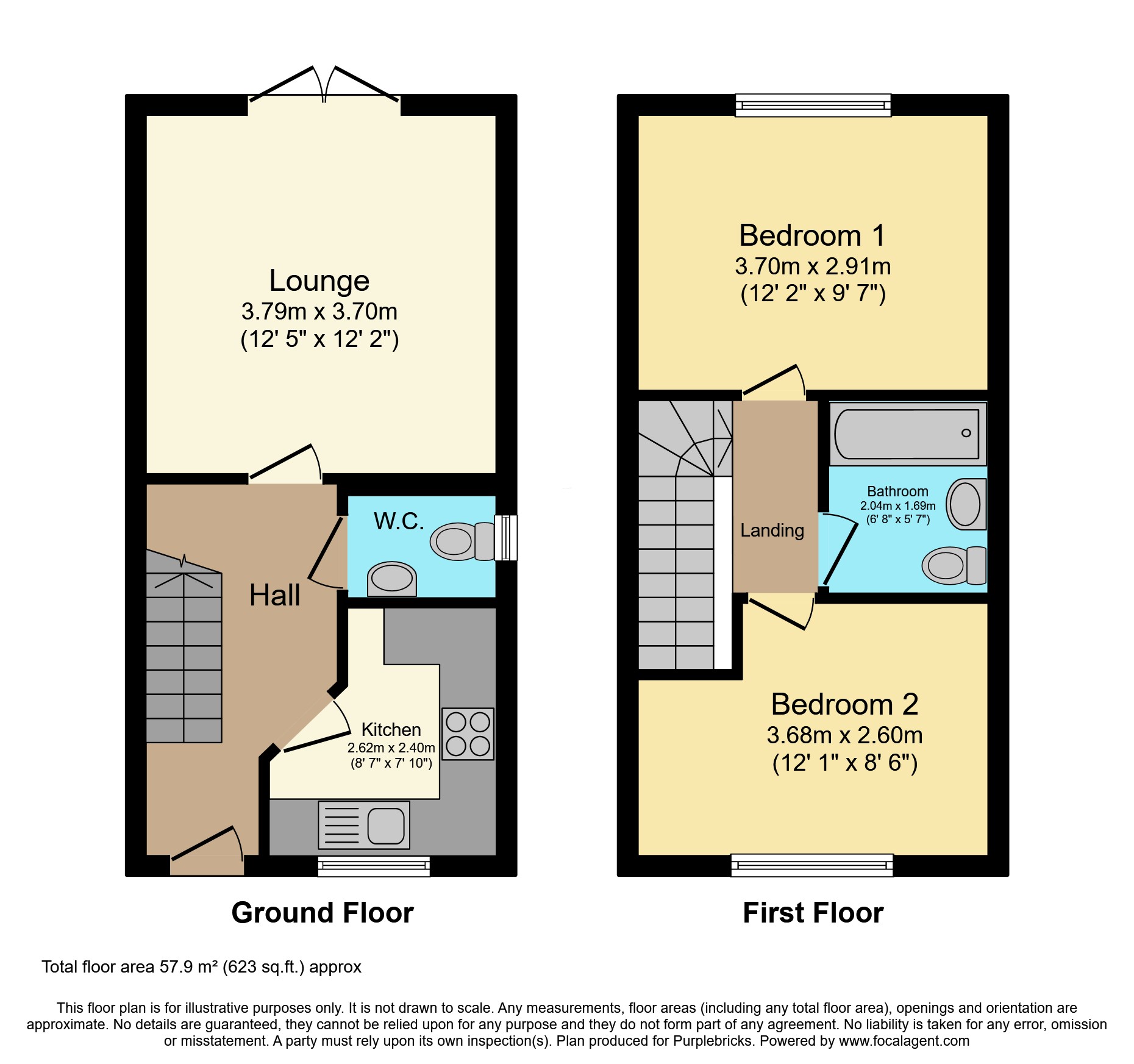 19, Beechwood Drive, Prenton floorplan