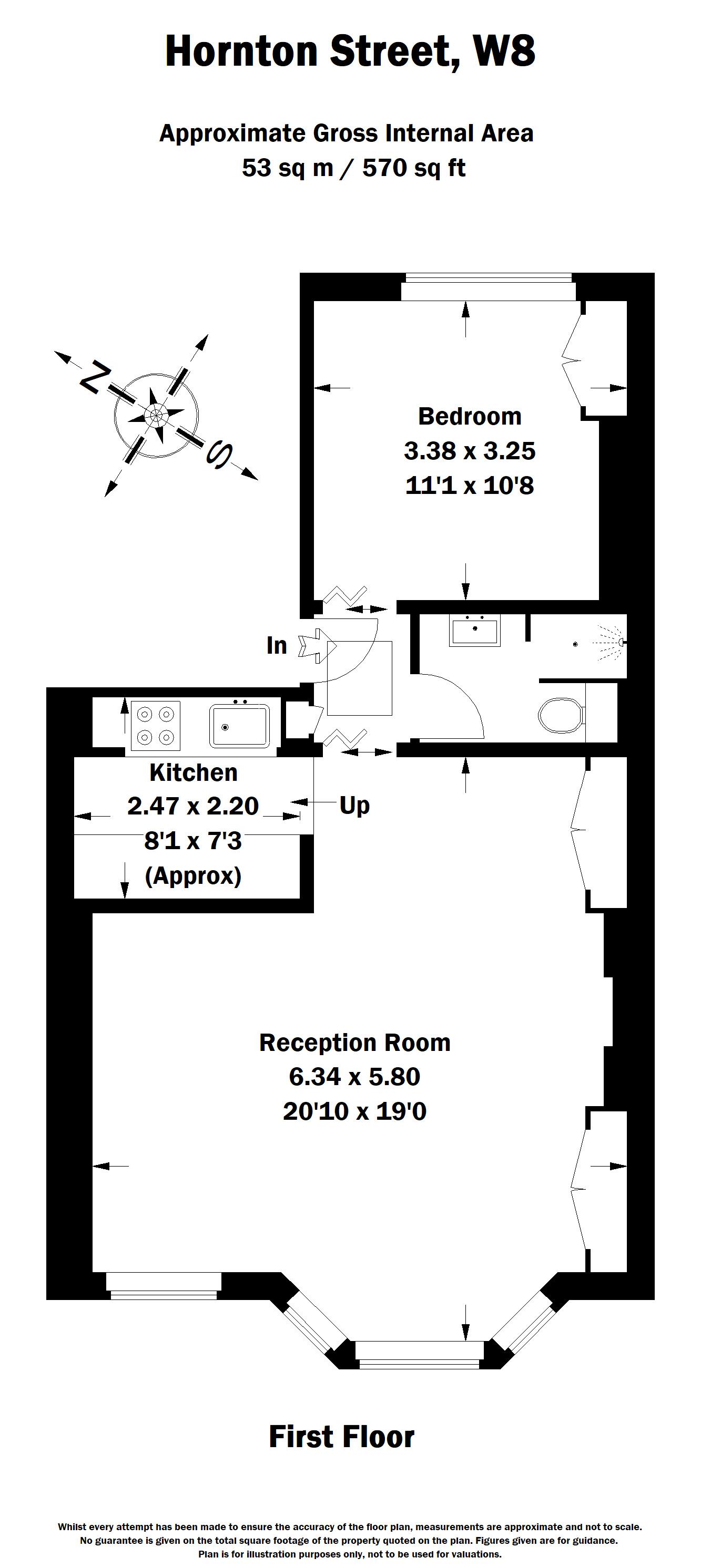 1 Bedrooms Flat to rent in Hornton Street, London W8