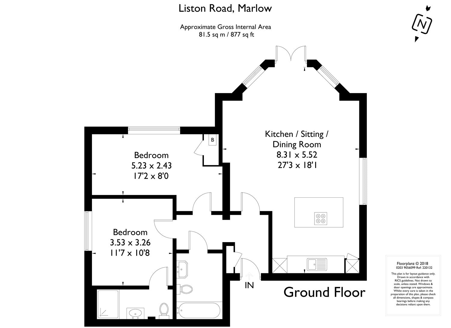 2 Bedrooms Flat for sale in New Court, Liston Road, Marlow, Buckinghamshire SL7