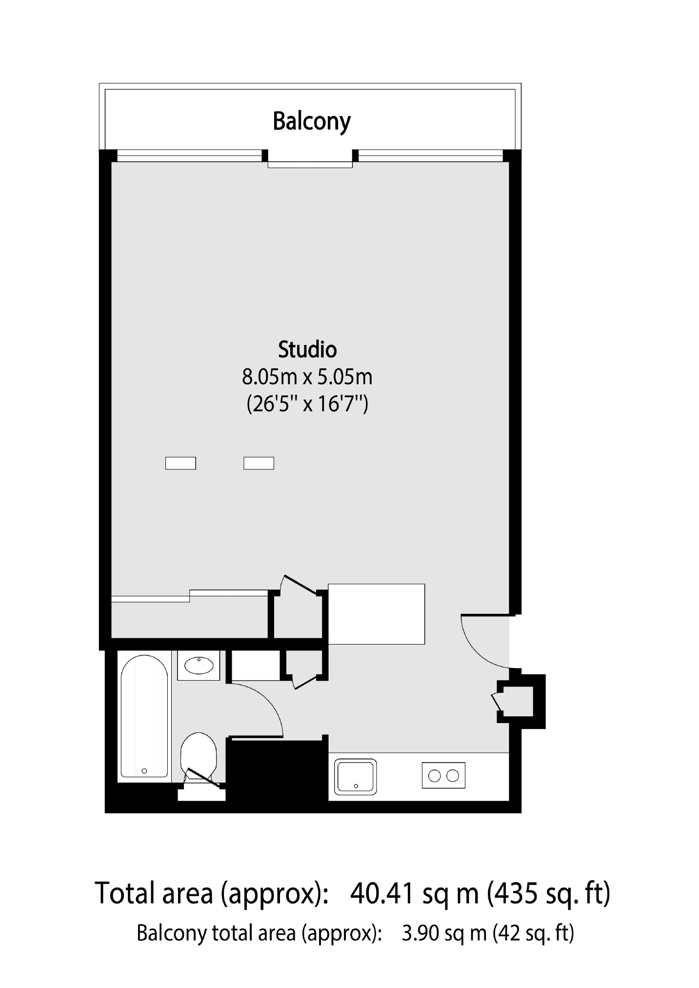 Flat 24, John Trundle Court, Barbican, London floorplan