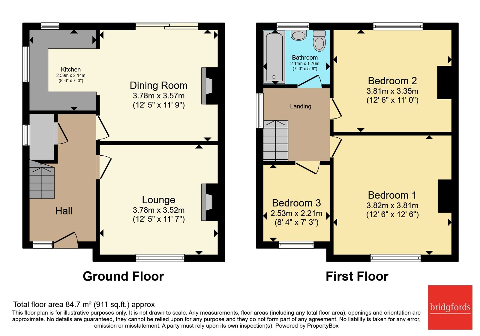 Sandy Lane, Warrington floorplan