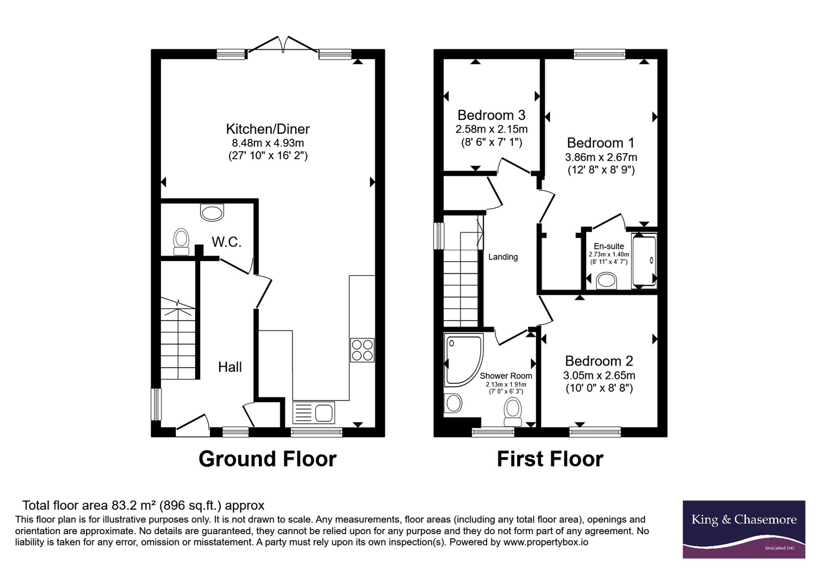 39, Potters Way, Bognor Regis floorplan