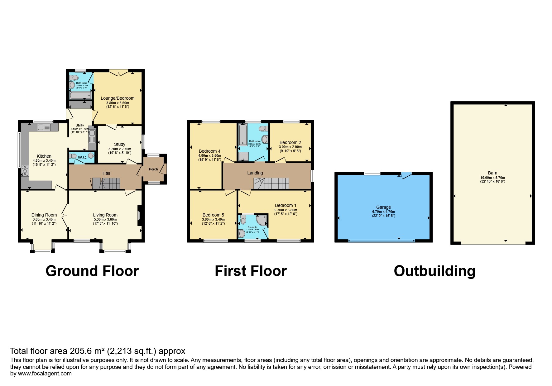 Olsote, Llanellen Road, Abergavenny floorplan