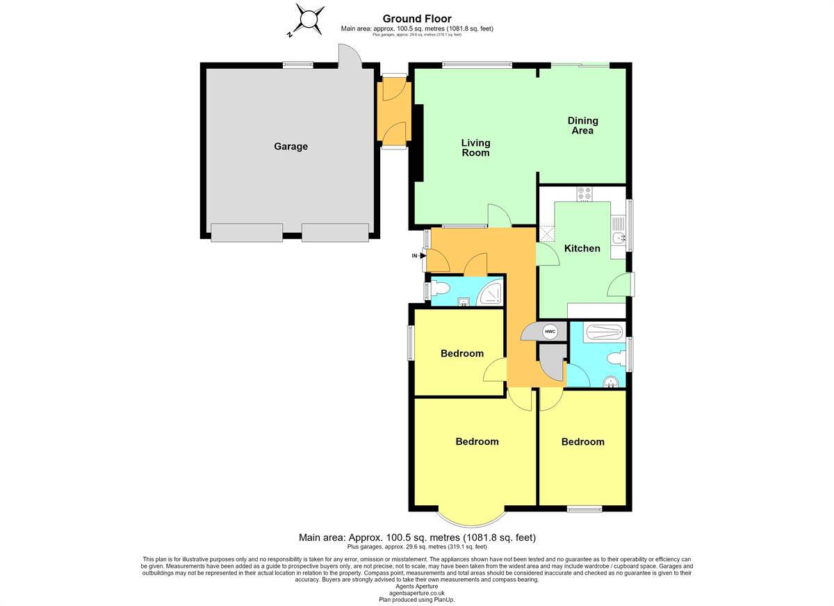 33, The Ridings, Whitstable floorplan