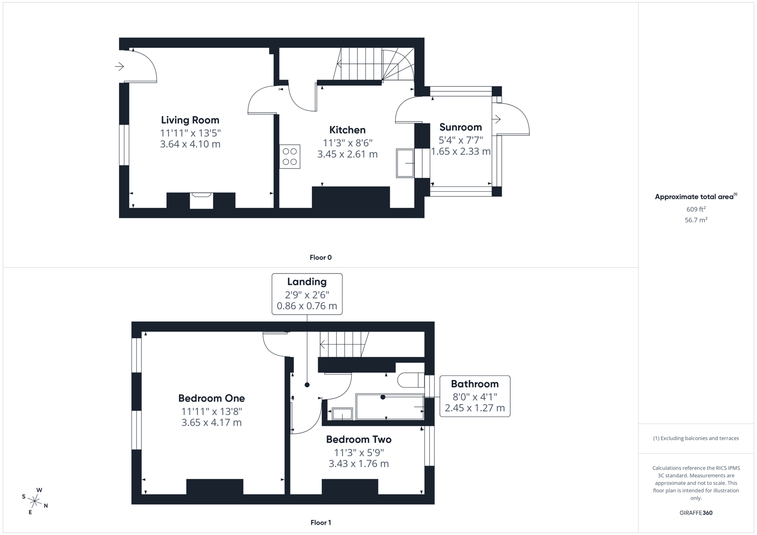 62, Robinson Street, Allerton Bywater floorplan