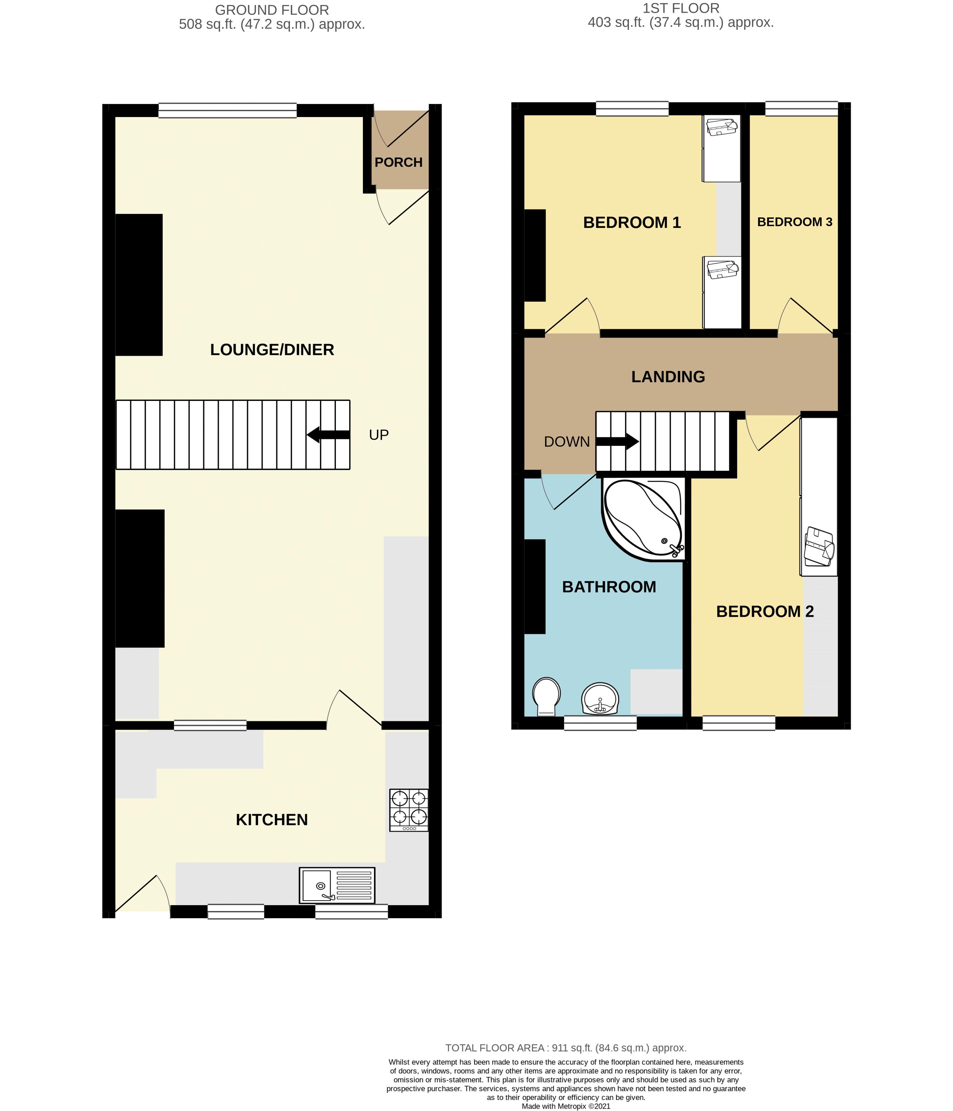 Poolstock Lane, Poolstock, Wigan WN3, 3 bedroom terraced house for sale