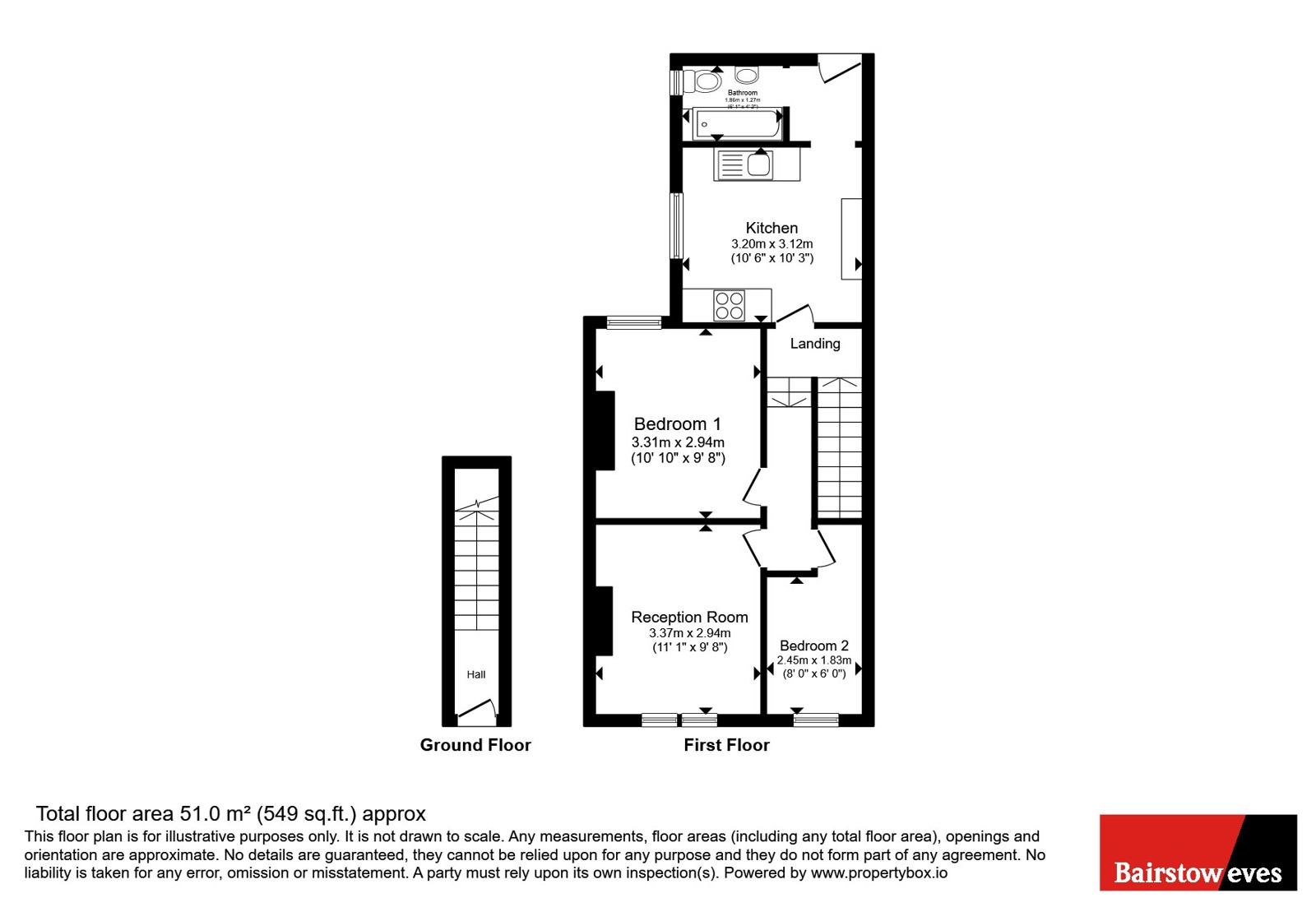 13A,, Henderson Road, Croydon floorplan
