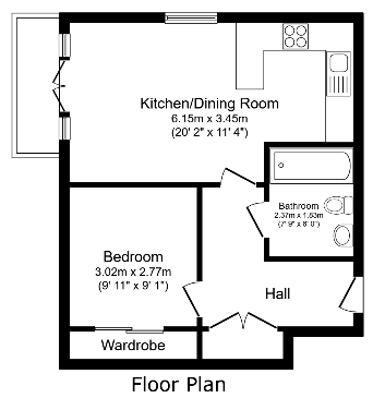 7, York House, High Wycombe floorplan