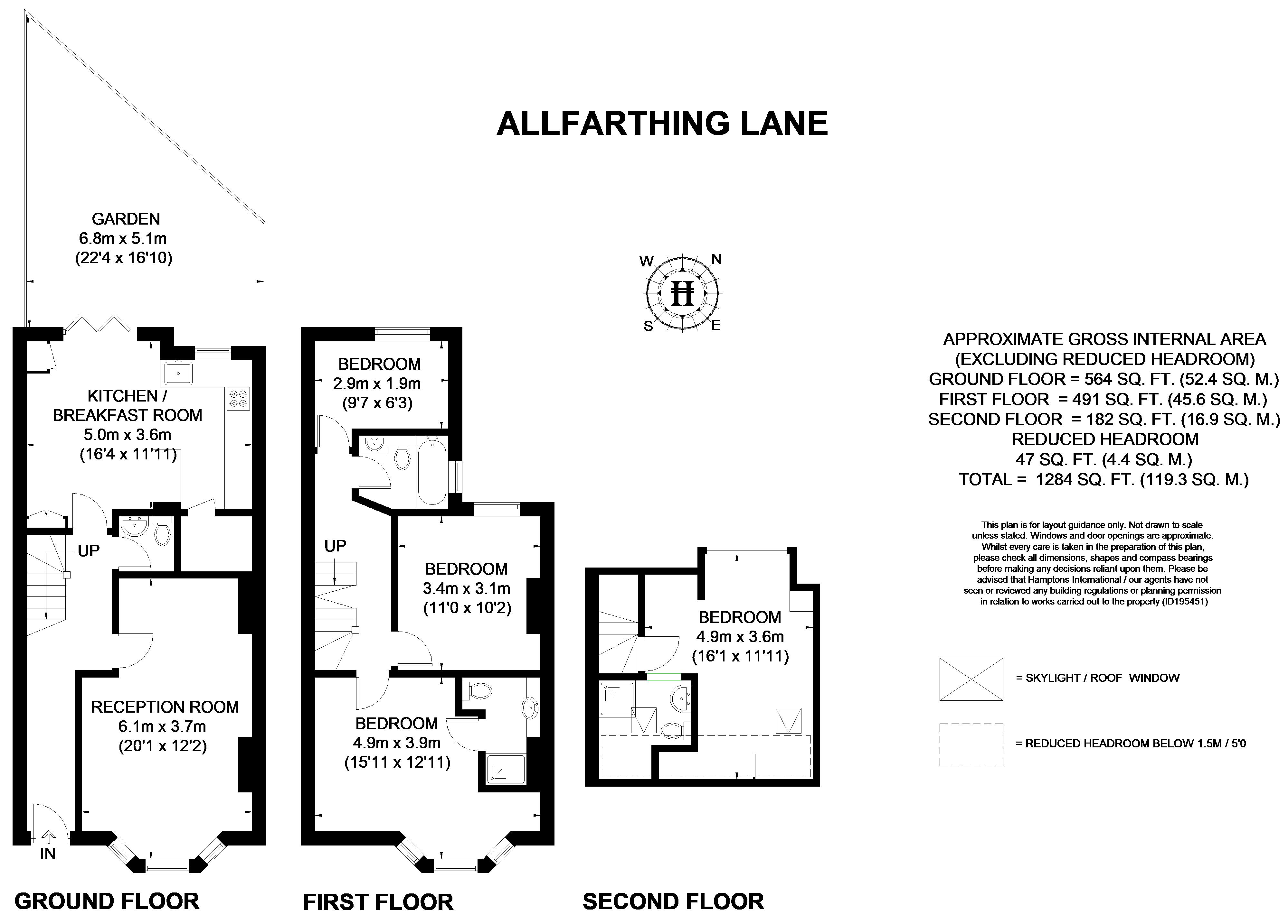 42, Allfarthing Lane, London floorplan