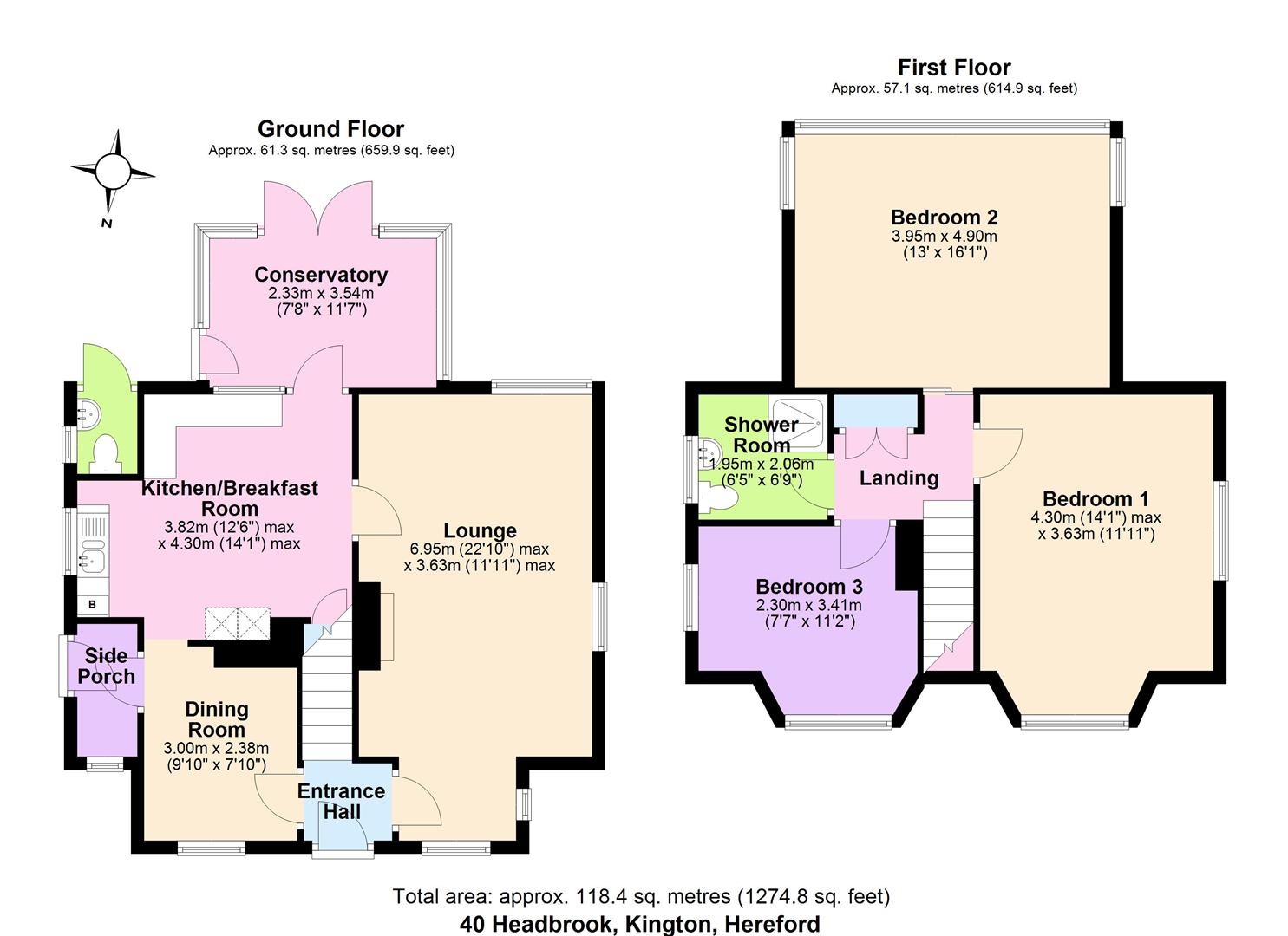 40, Headbrook, Kington floorplan