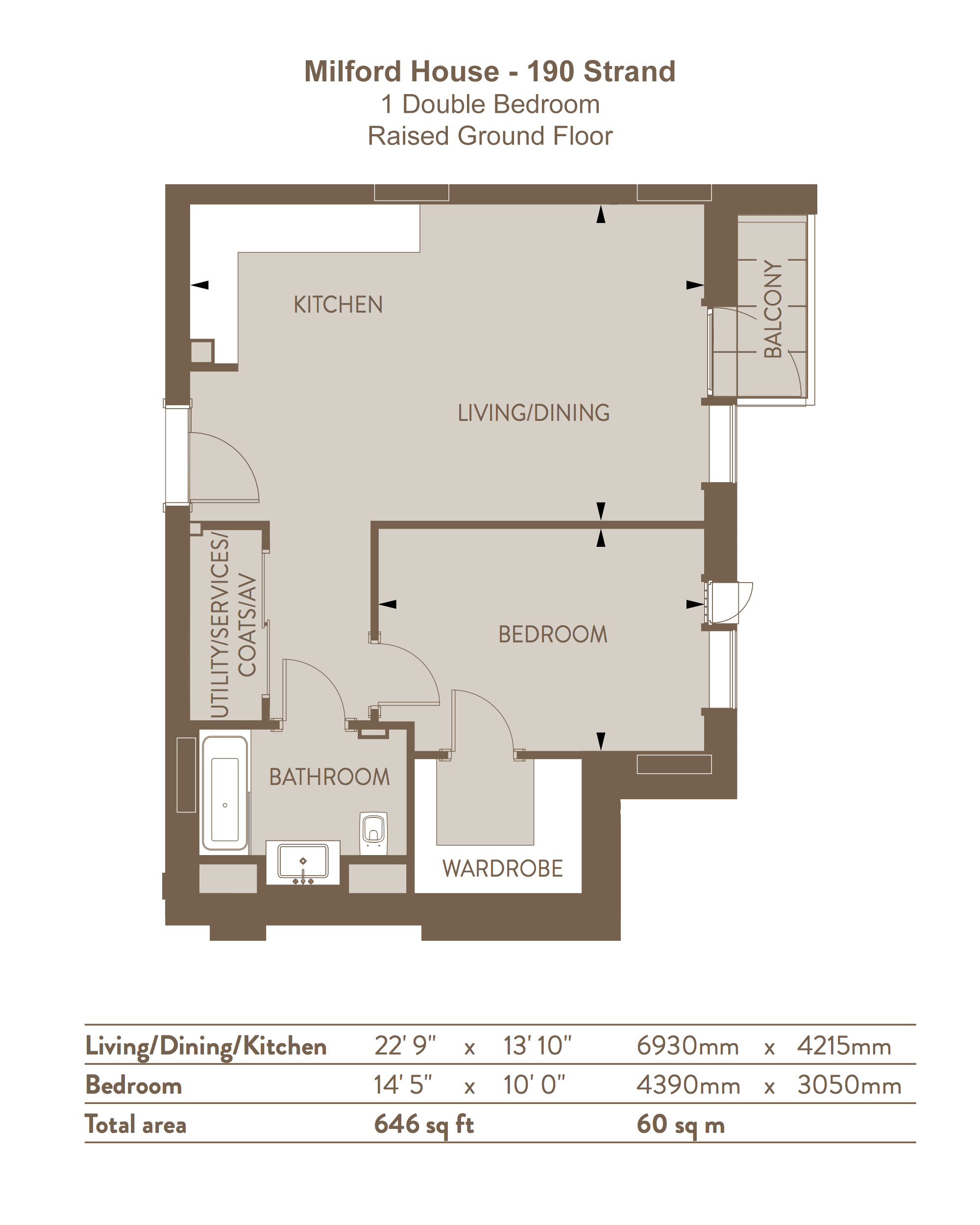 Milford House,190 Strand, Strand, Holborn floorplan