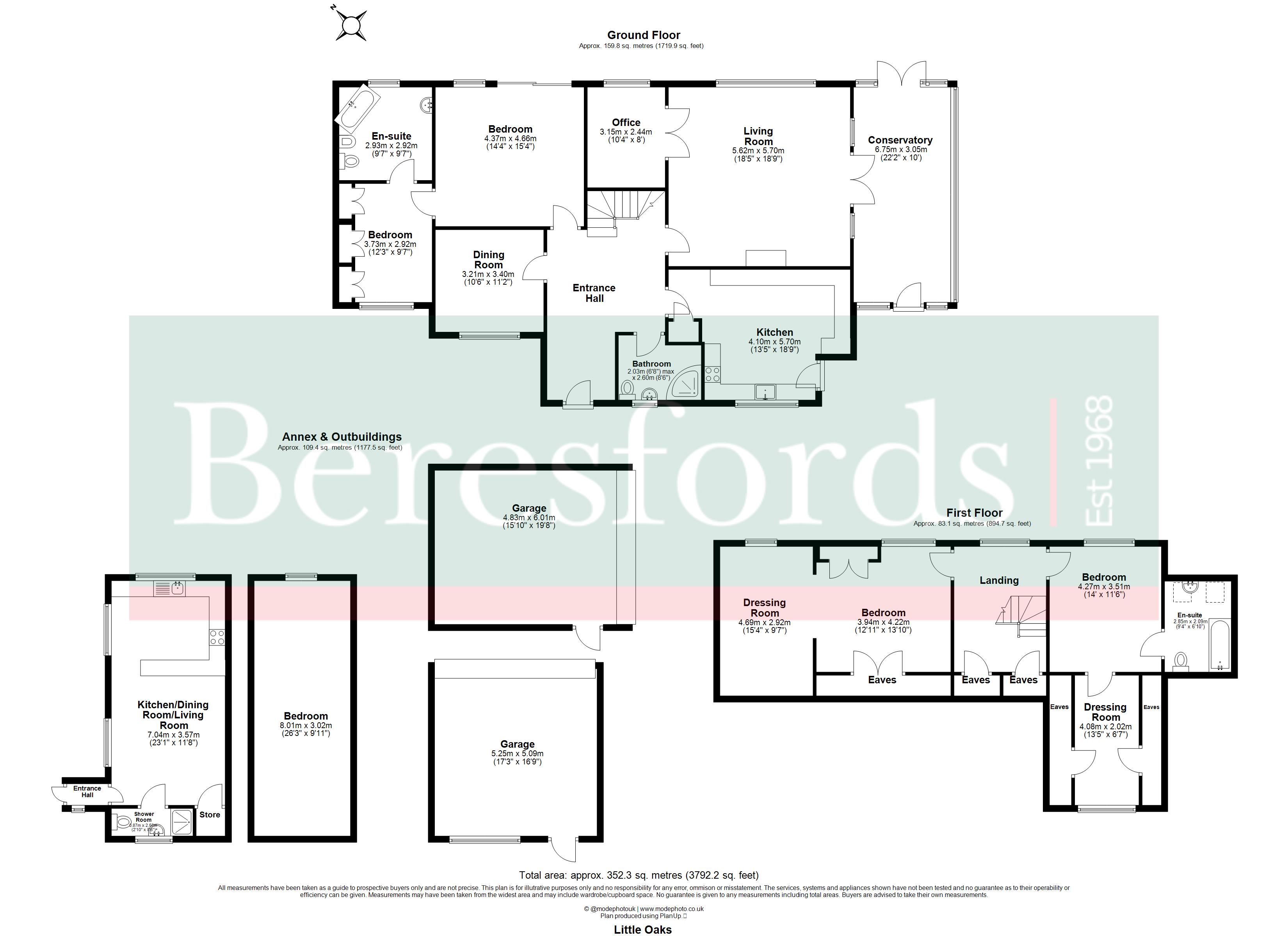 Little Oaks,, Moor Hall Lane, Chelmsford floorplan