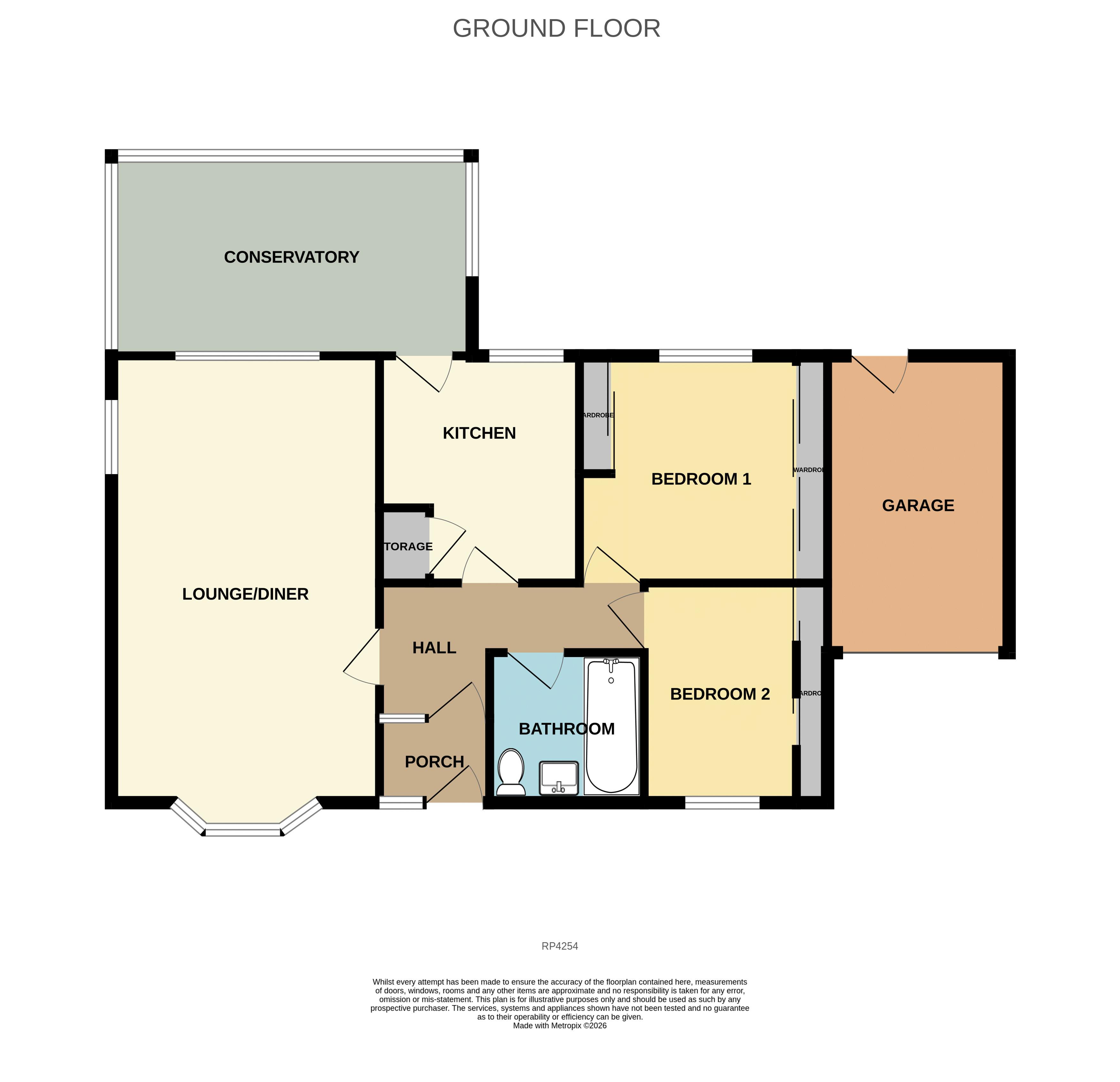 14, Dulas Close, Colwyn Bay floorplan
