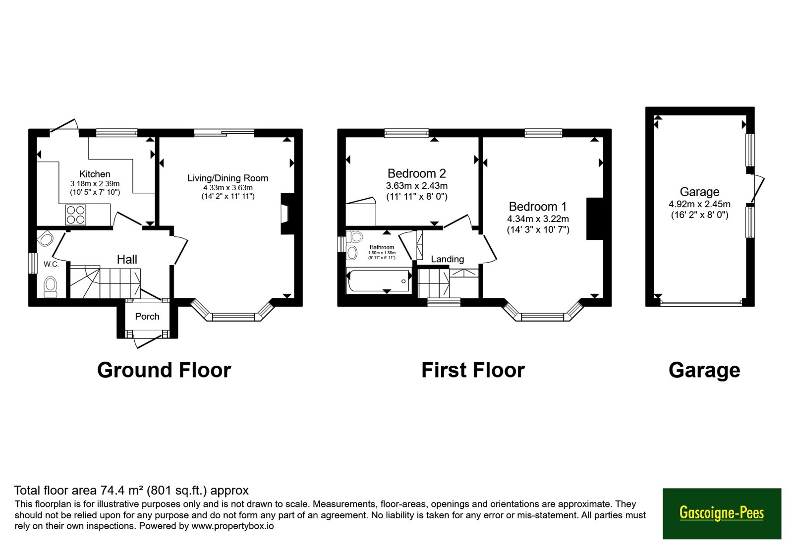 25, Garth Road, Morden floorplan