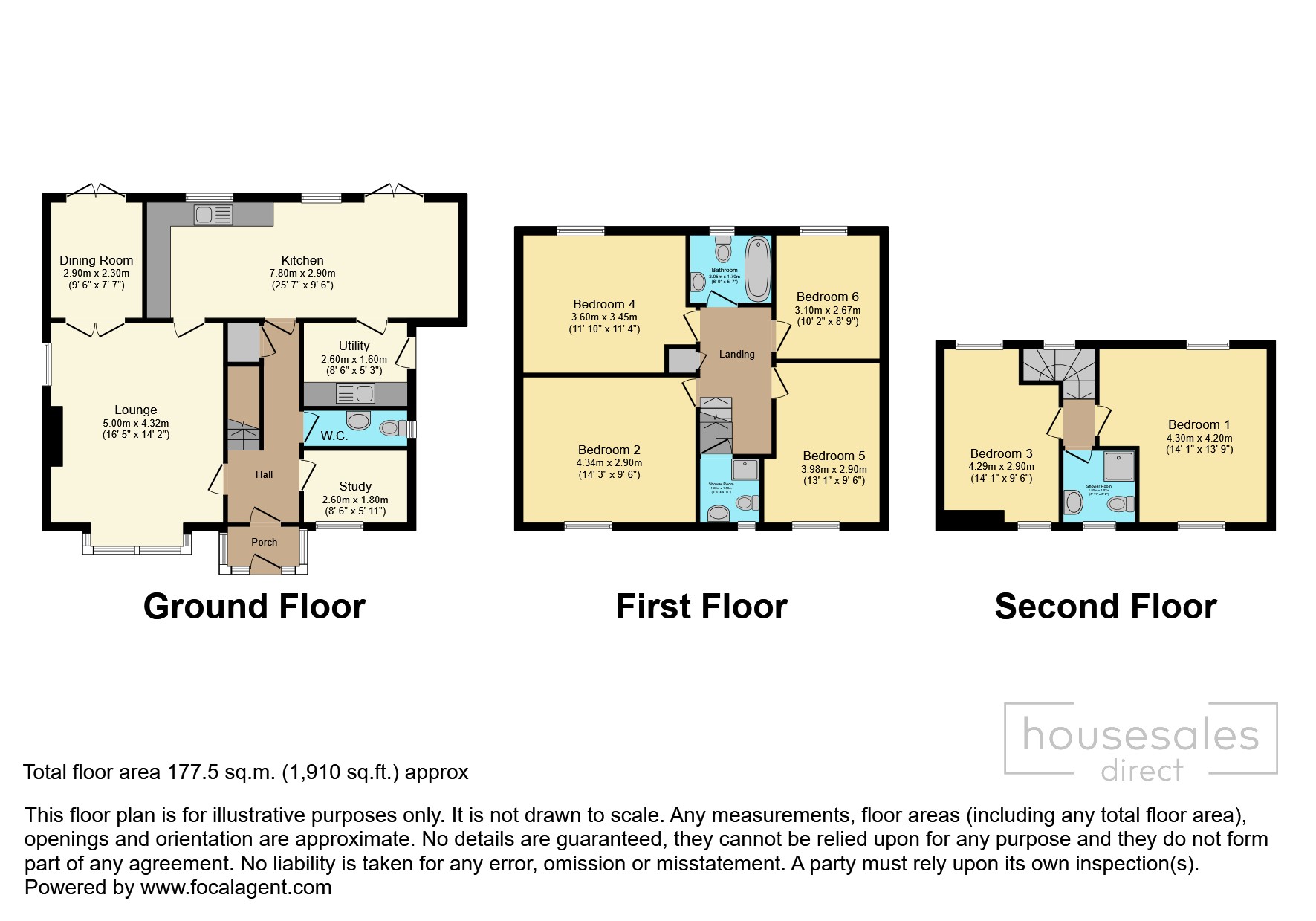 61, Bridport Way, Braintree floorplan