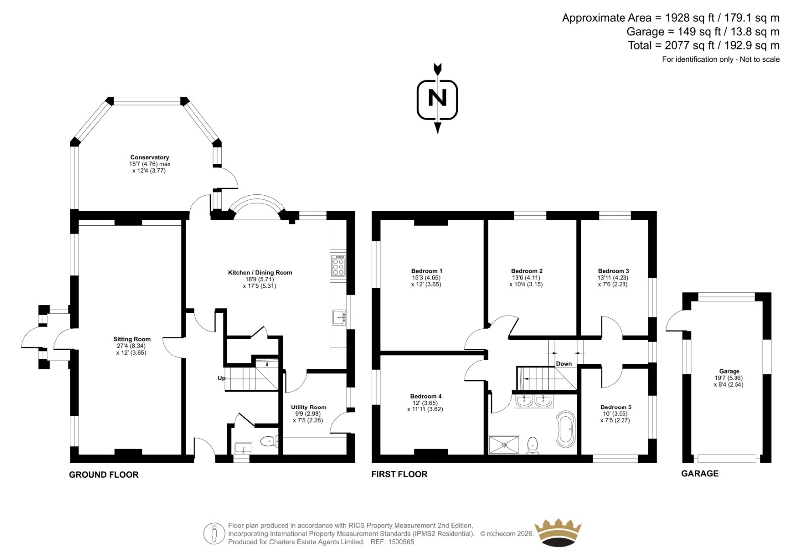 1, Thorn Road, Farnham floorplan