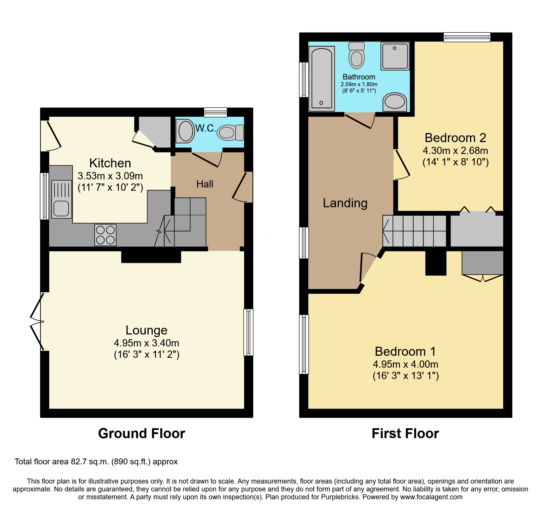 23, Byron Avenue, Southend-on-Sea floorplan