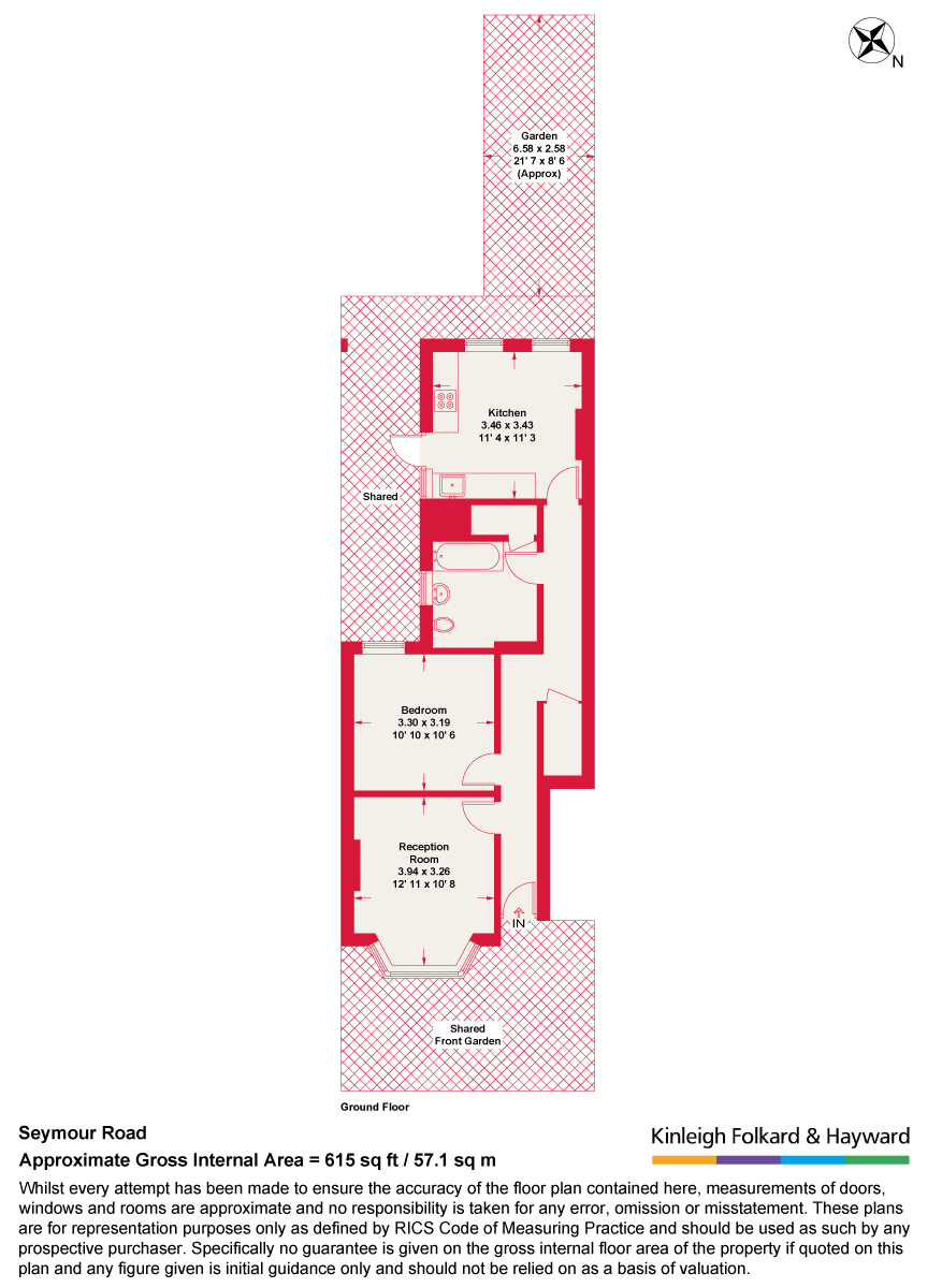 Seymour Road, London floorplan