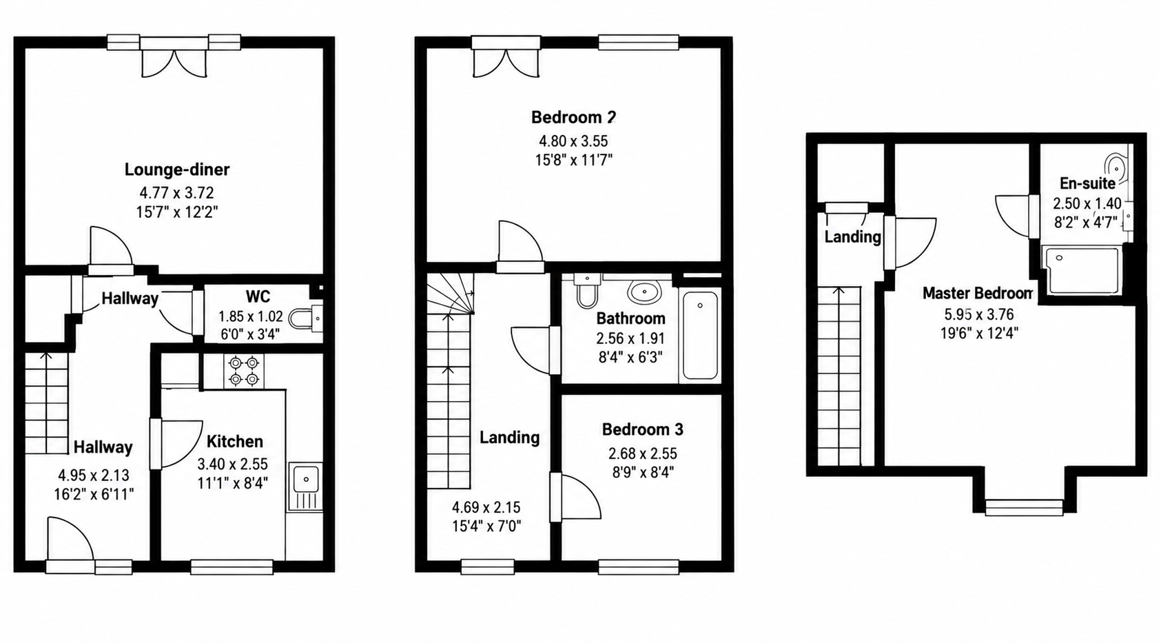 54, Horwood Drive, Nottinghamshire floorplan