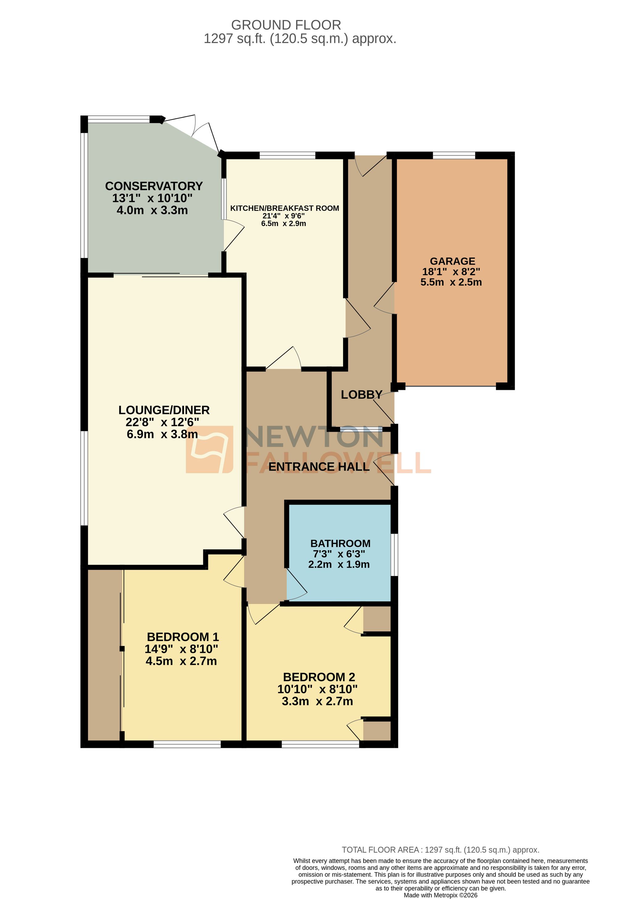 15 Coombe Rise, Leicester floorplan