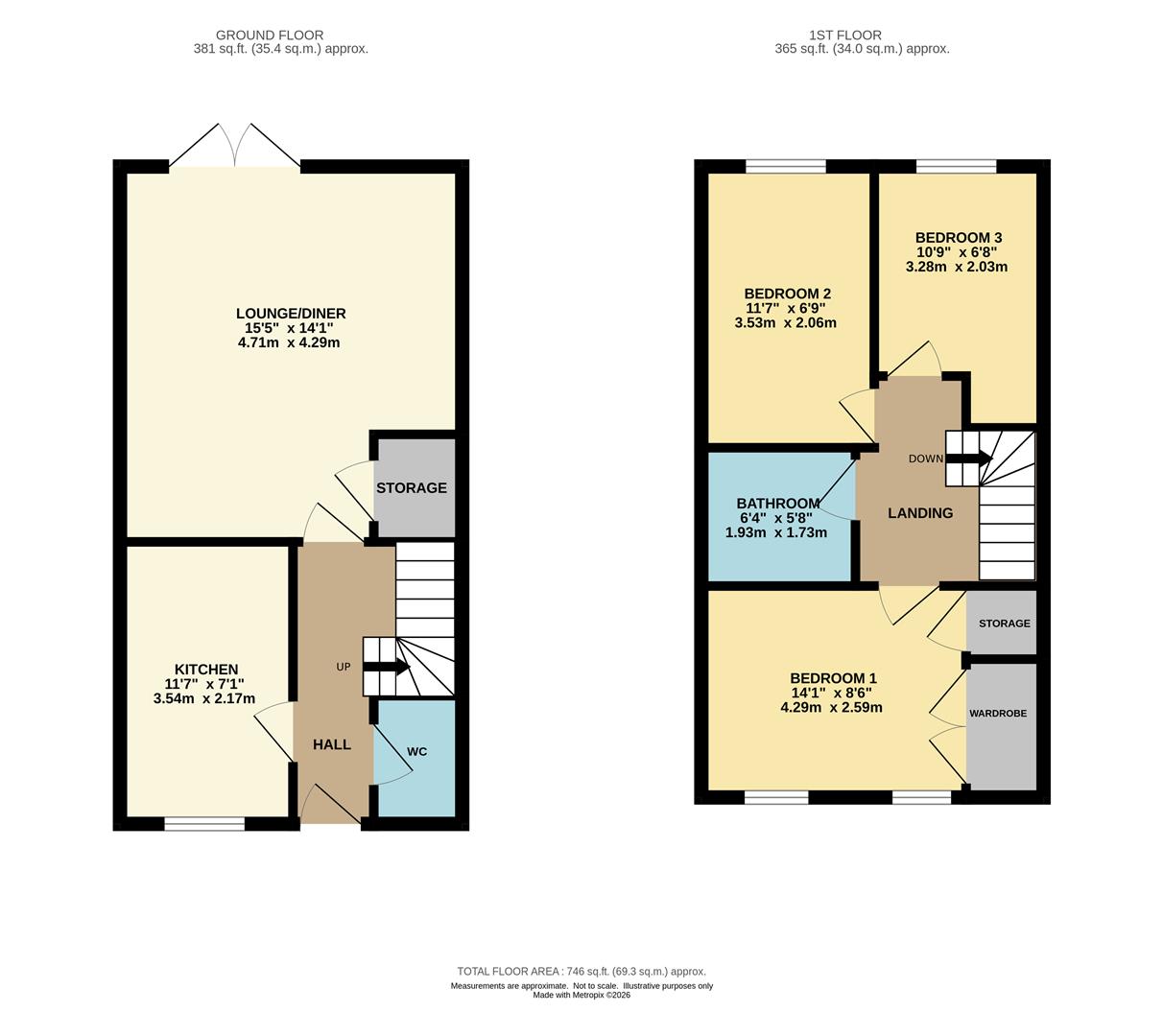 5, Riflemans Close, Wilmslow floorplan