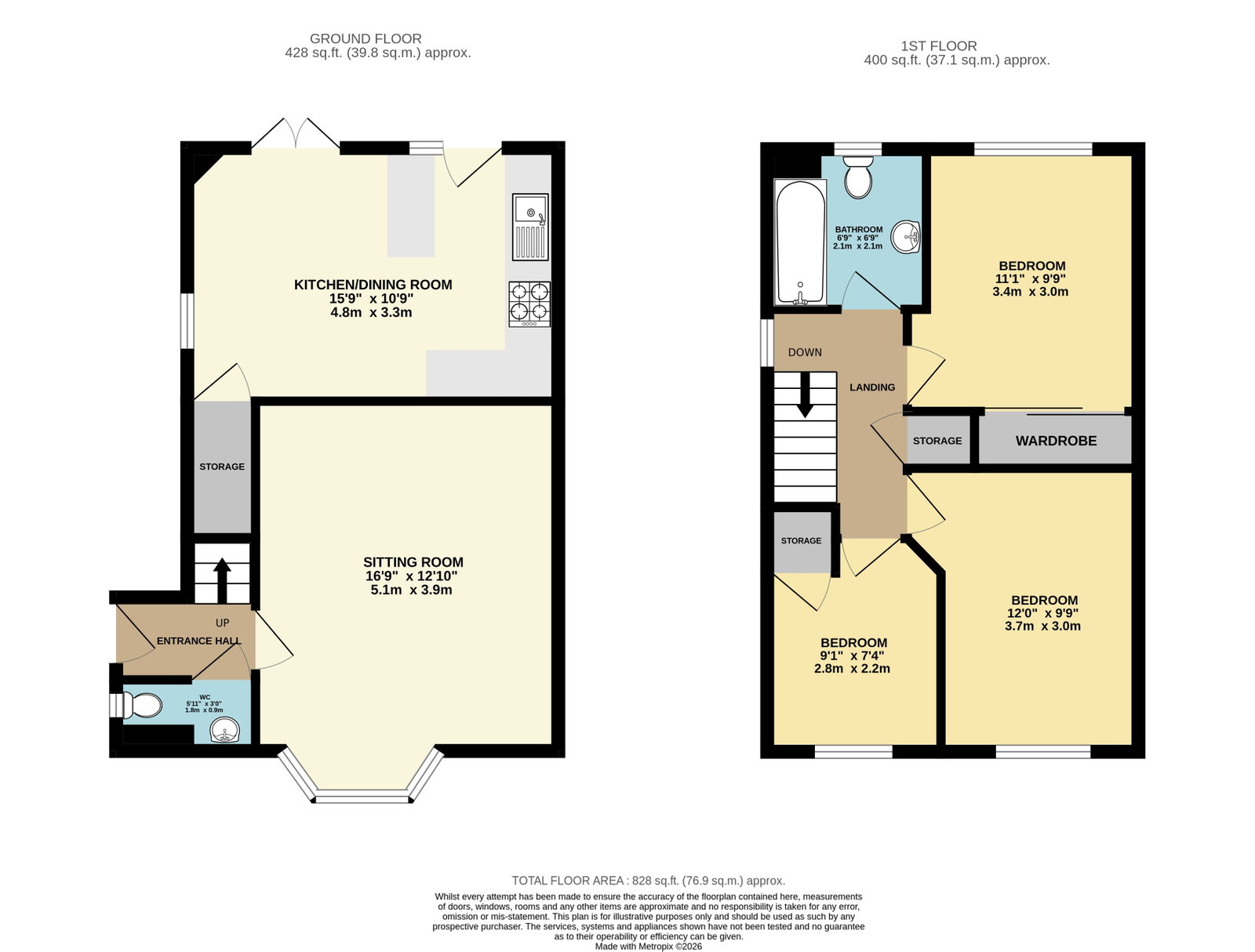 Quob Farm Close, Southampton floorplan