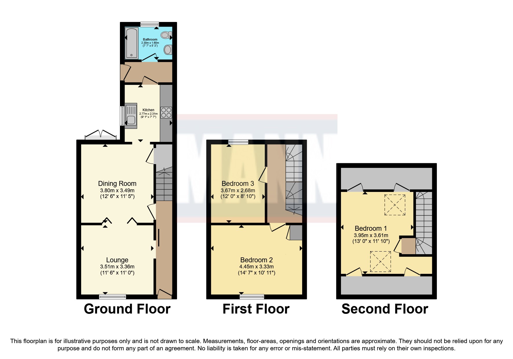 Whitworth Road, Gosport, Hampshire PO12, 3 bedroom terraced house for