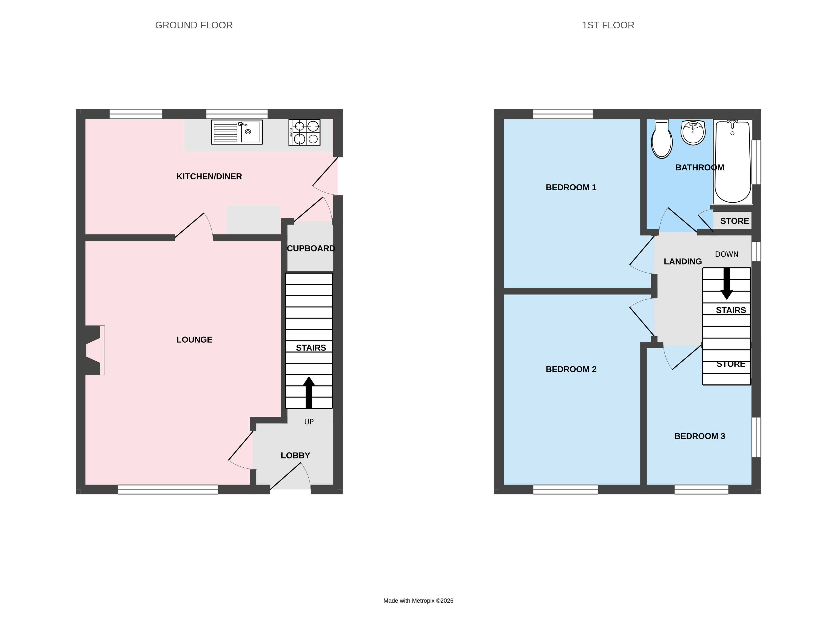 11, Orchard Close, Telford floorplan