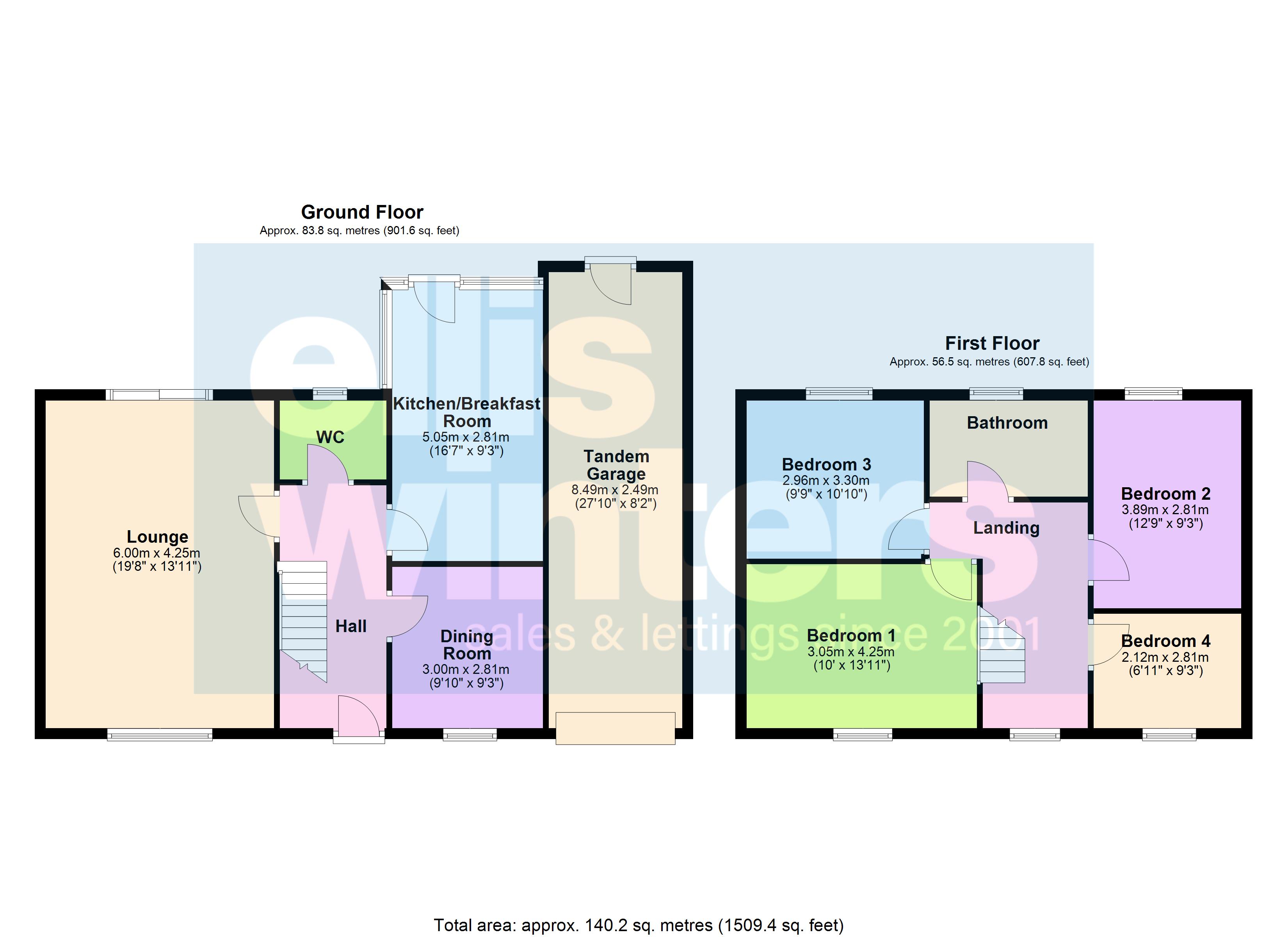 47, Ellingham Avenue, March floorplan