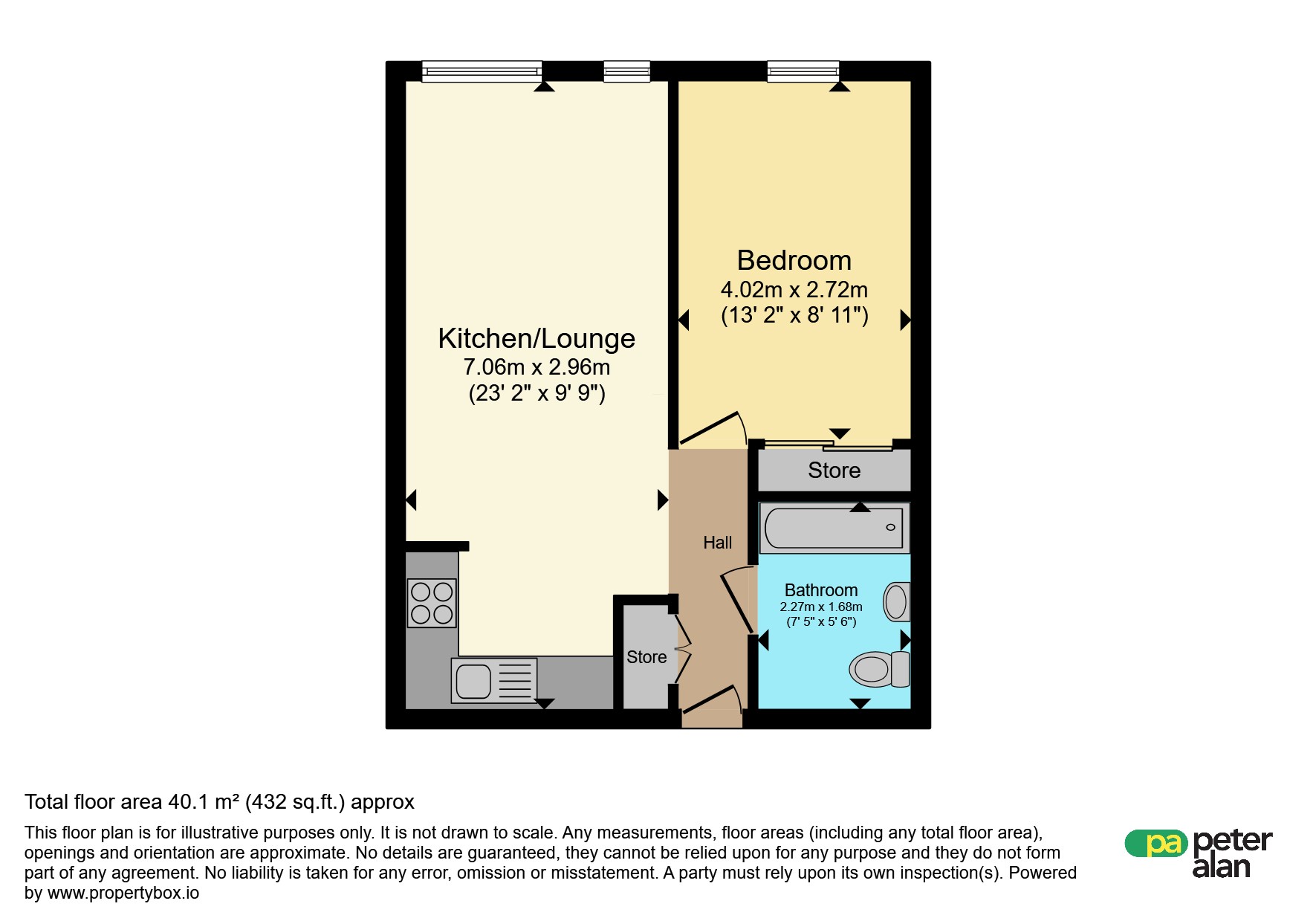 165, Hayes Apartments, The Hayes, Cardiff floorplan