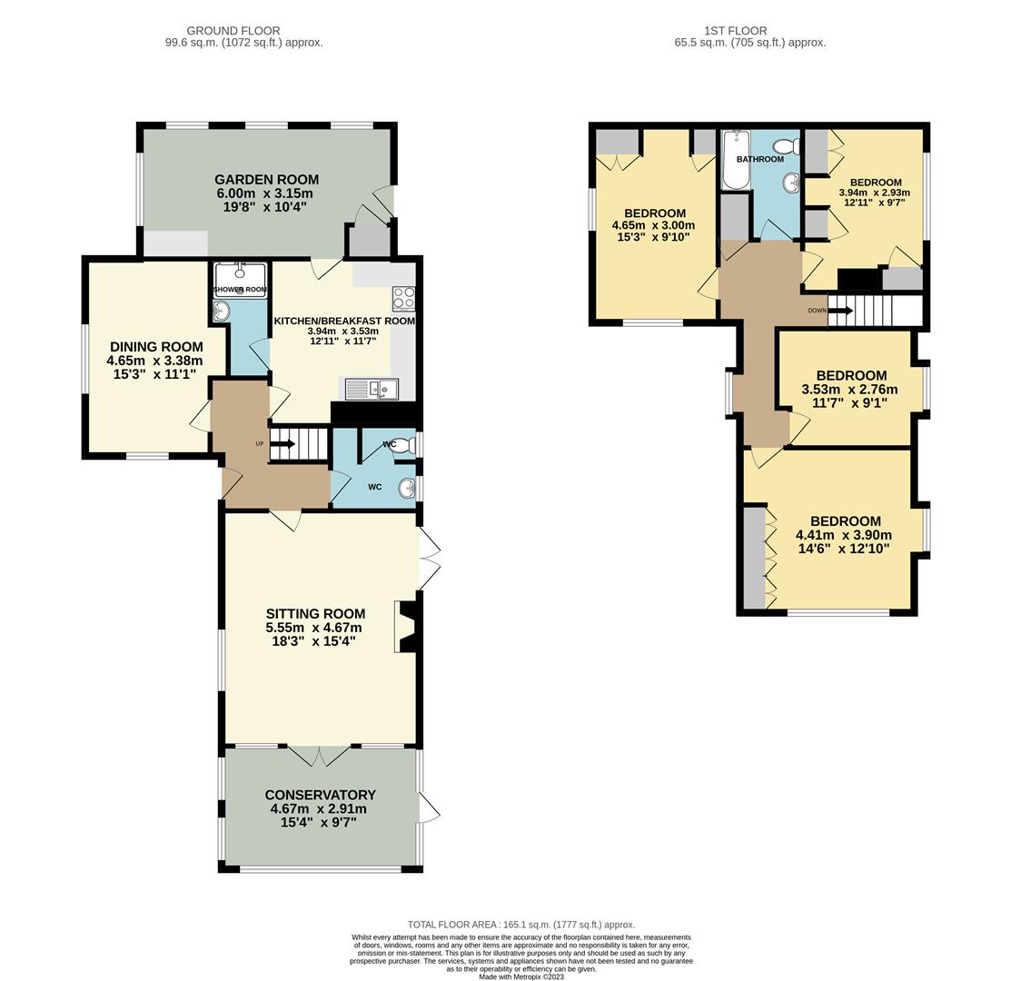 The Top House, Conway Road, Sheringham floorplan