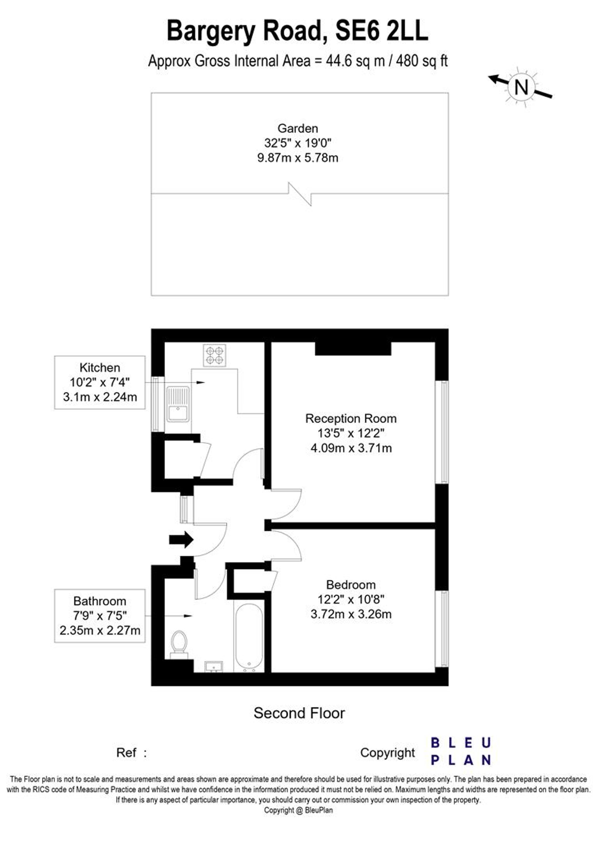 5b Bargery Road, London floorplan